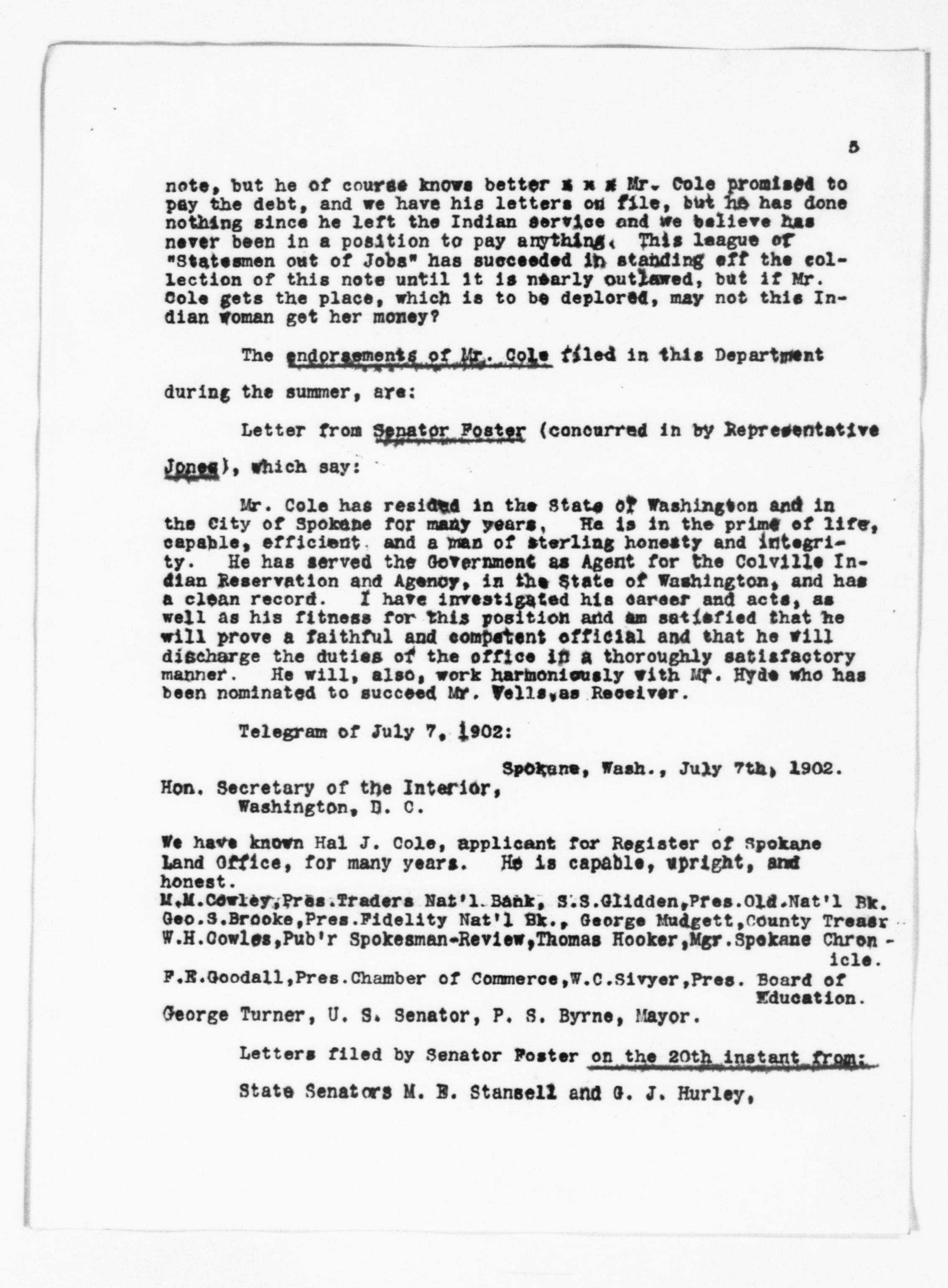 Scanned image of the current content page