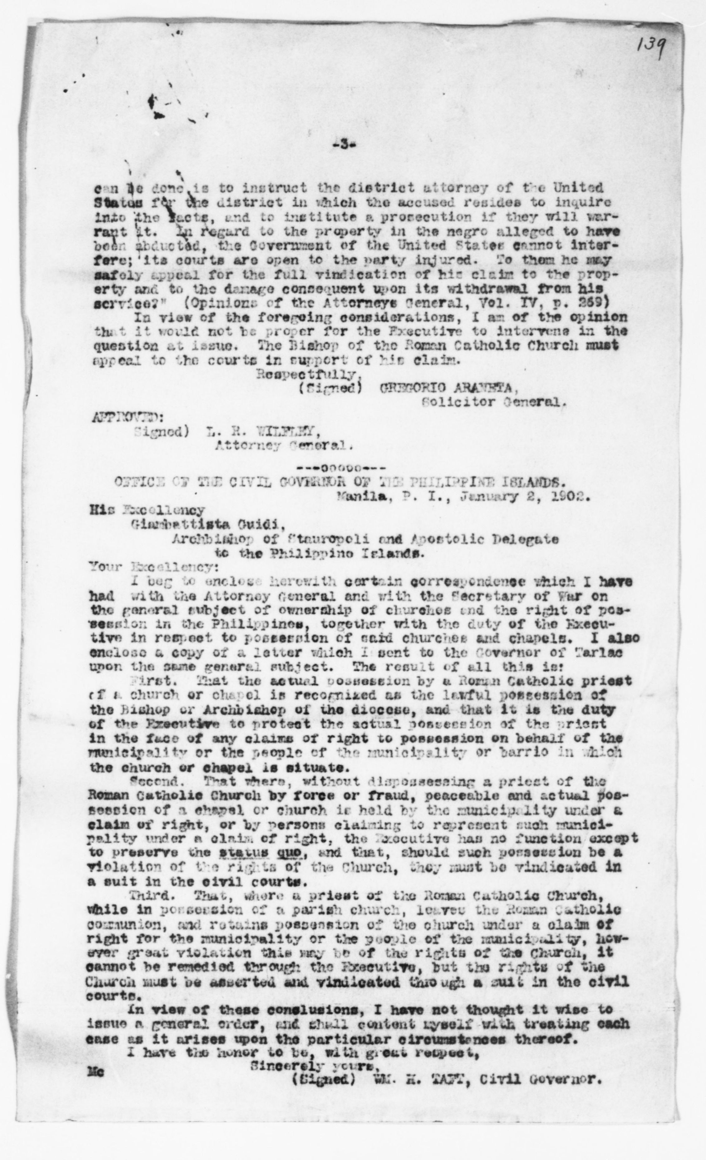 Scanned image of the current content page