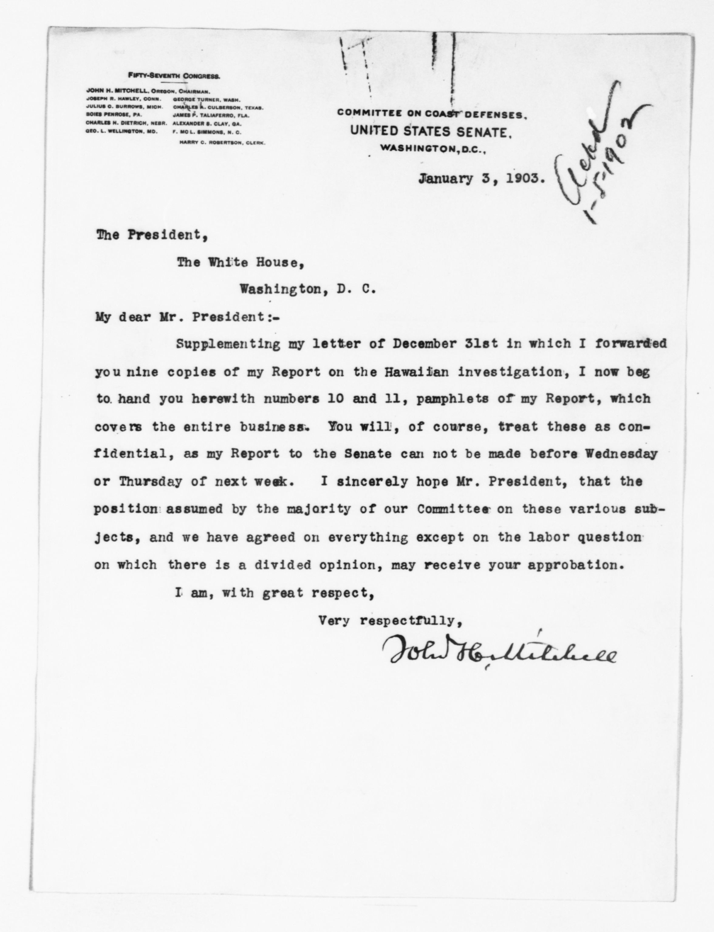 Scanned image of the current content page