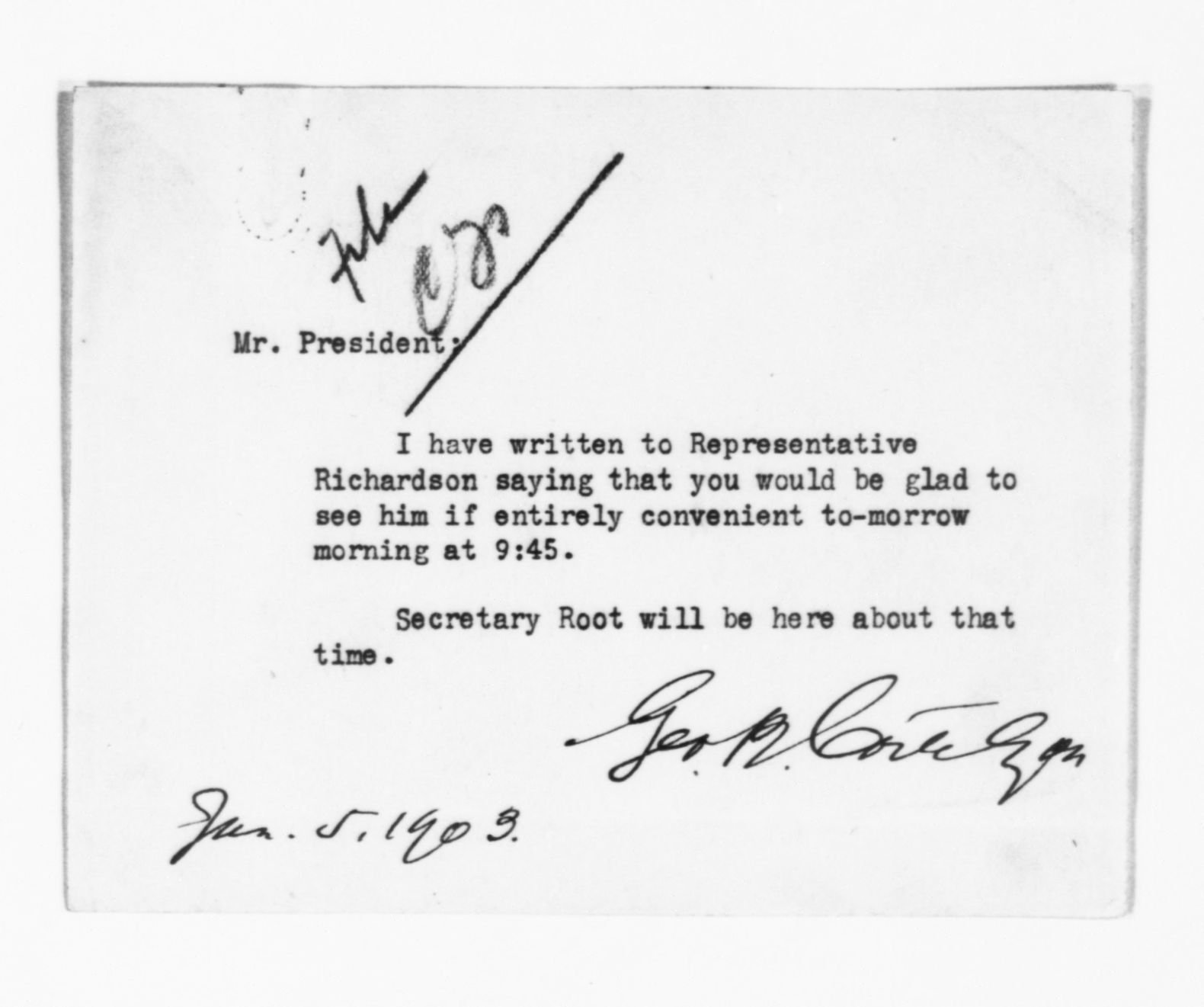 Scanned image of the current content page