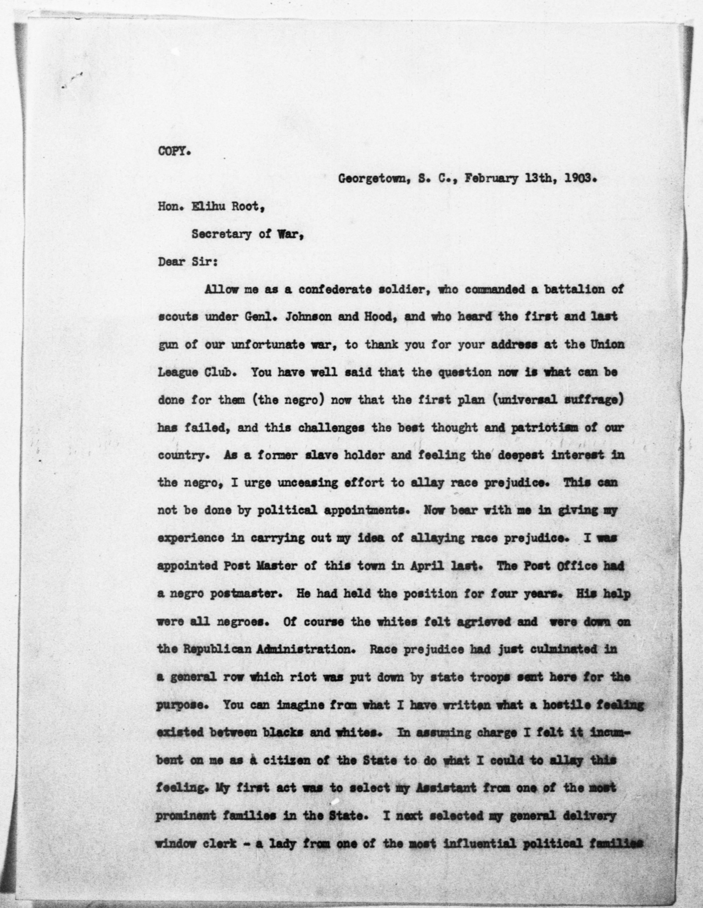 Scanned image of the current content page