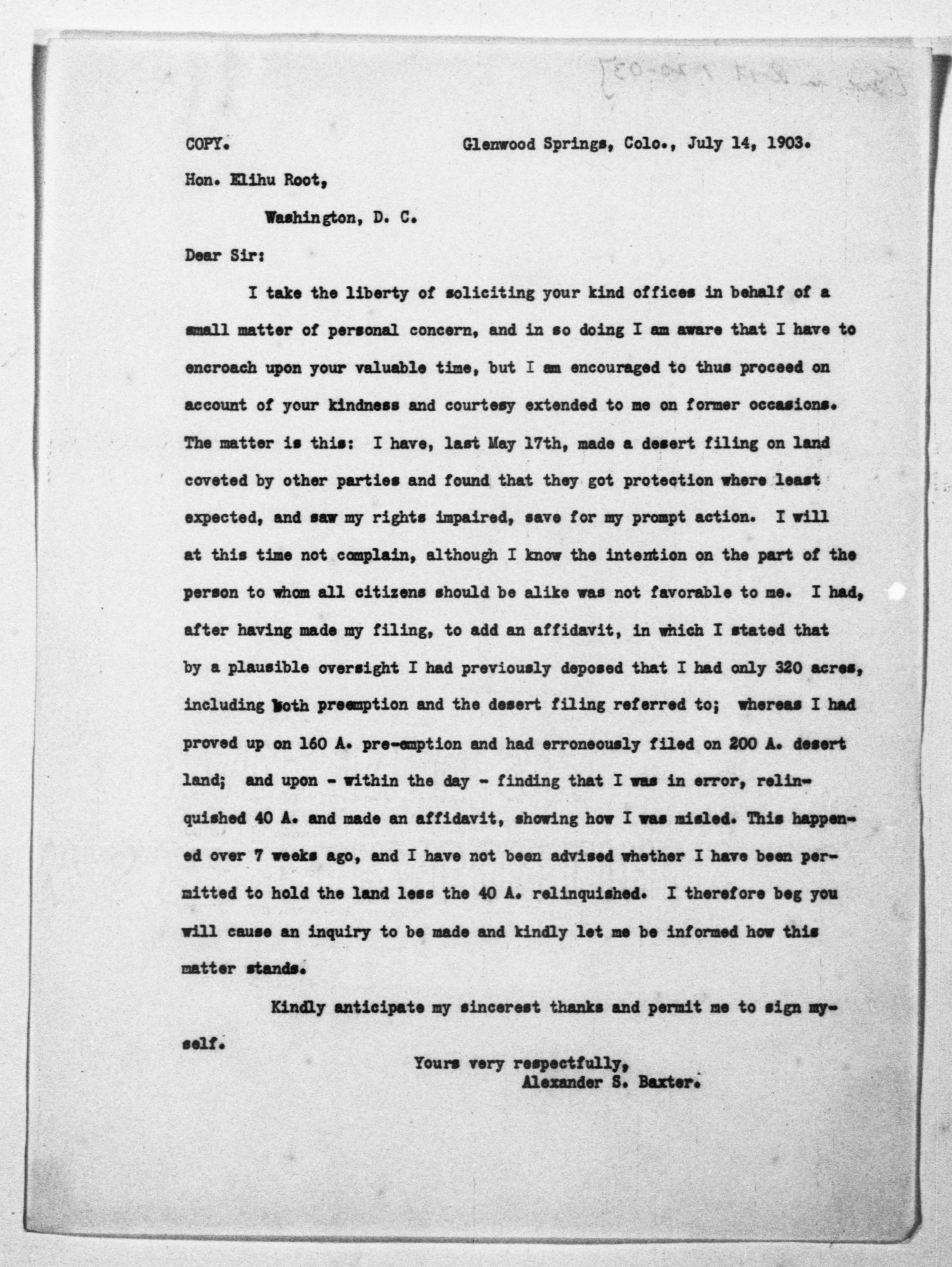 Scanned image of the current content page