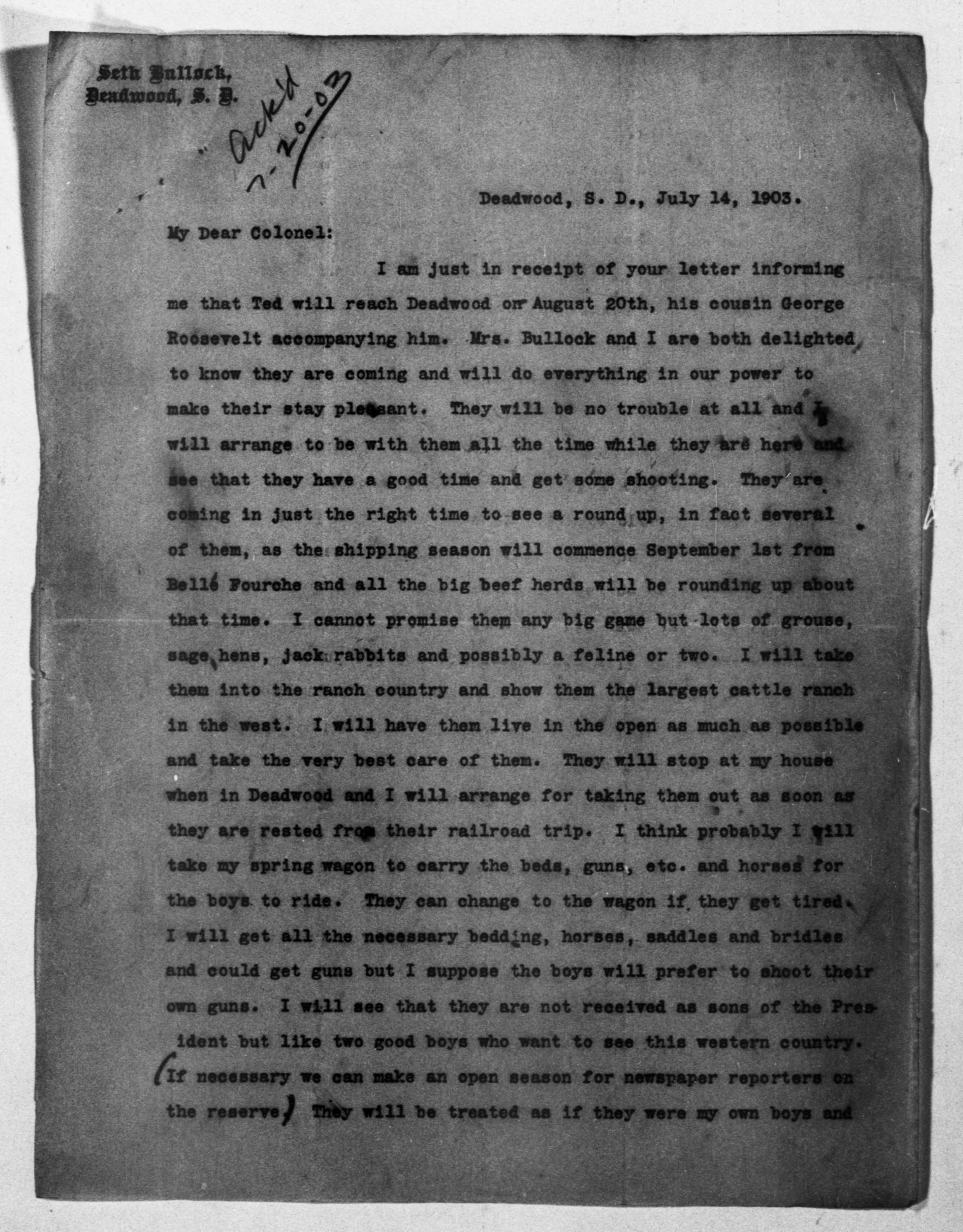 Scanned image of the current content page