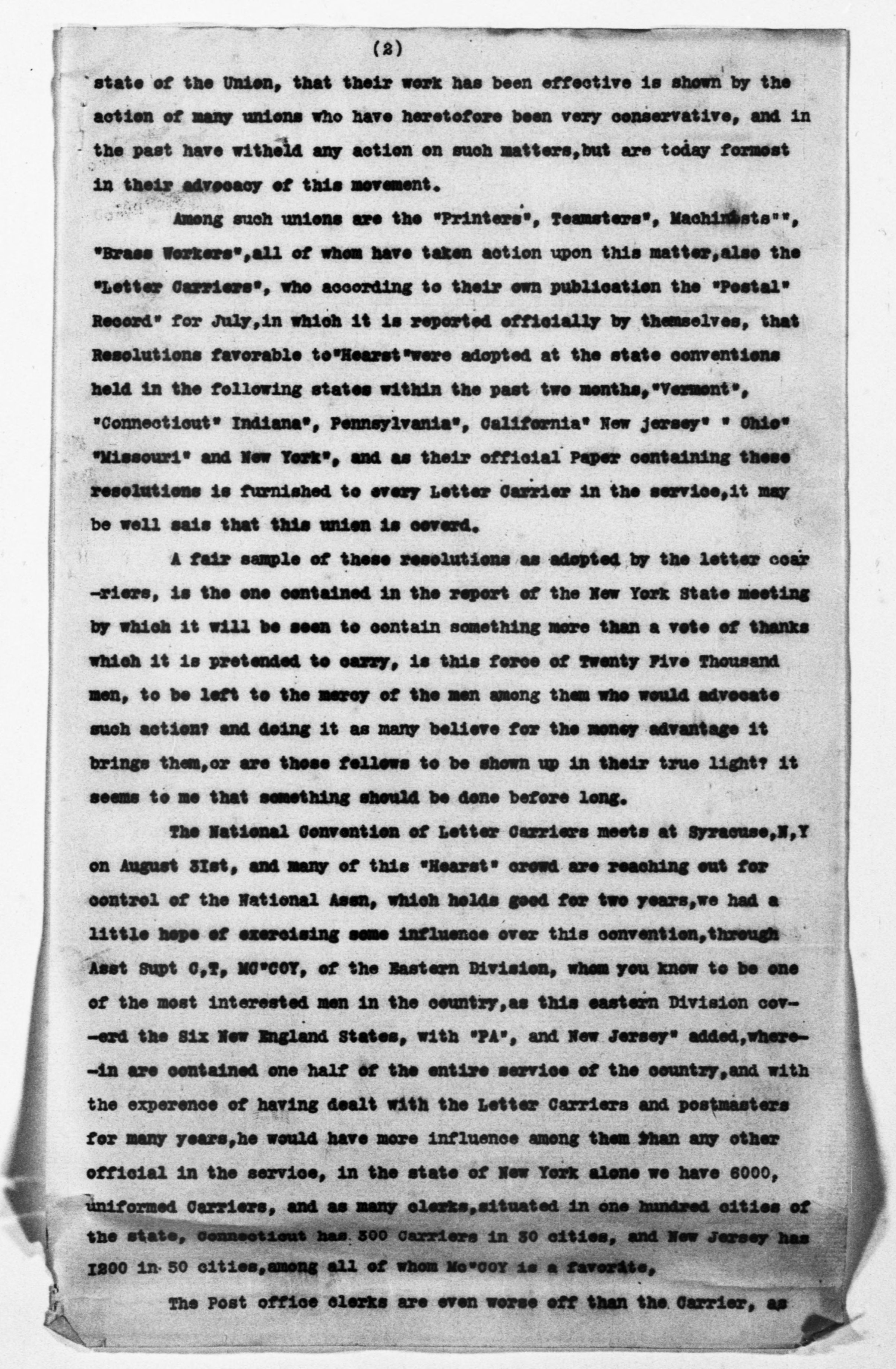 Scanned image of the current content page