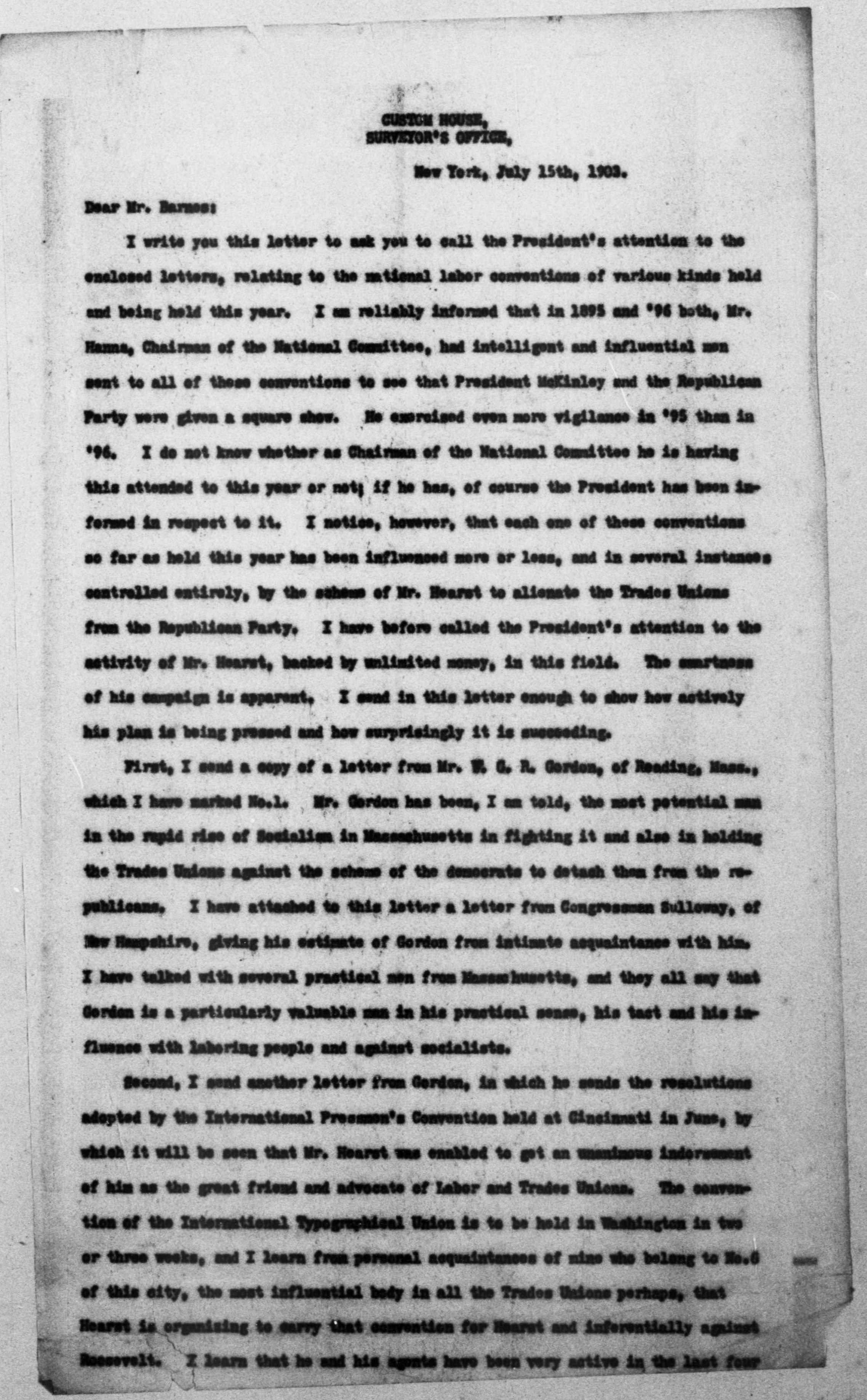 Scanned image of the current content page