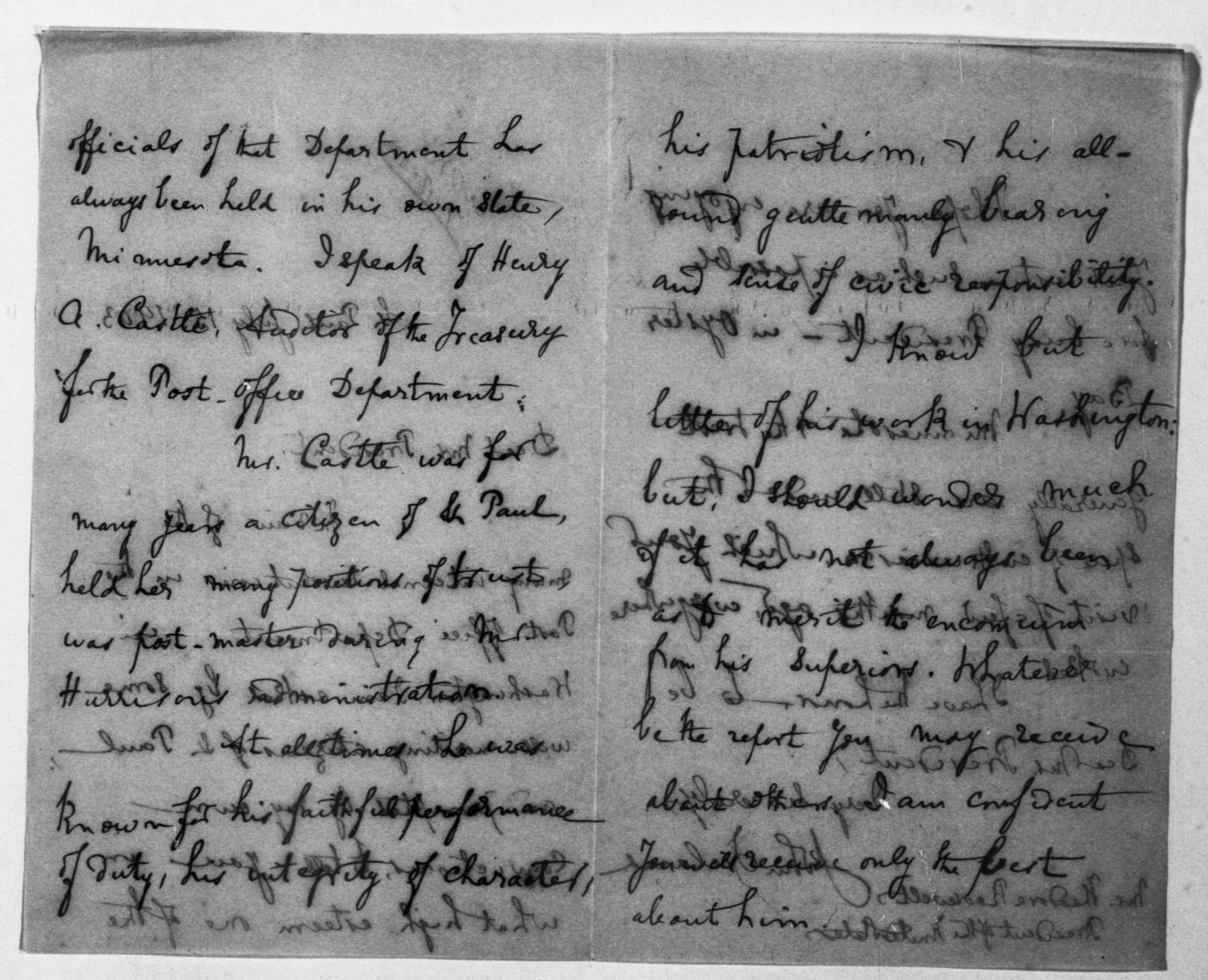 Scanned image of the current content page