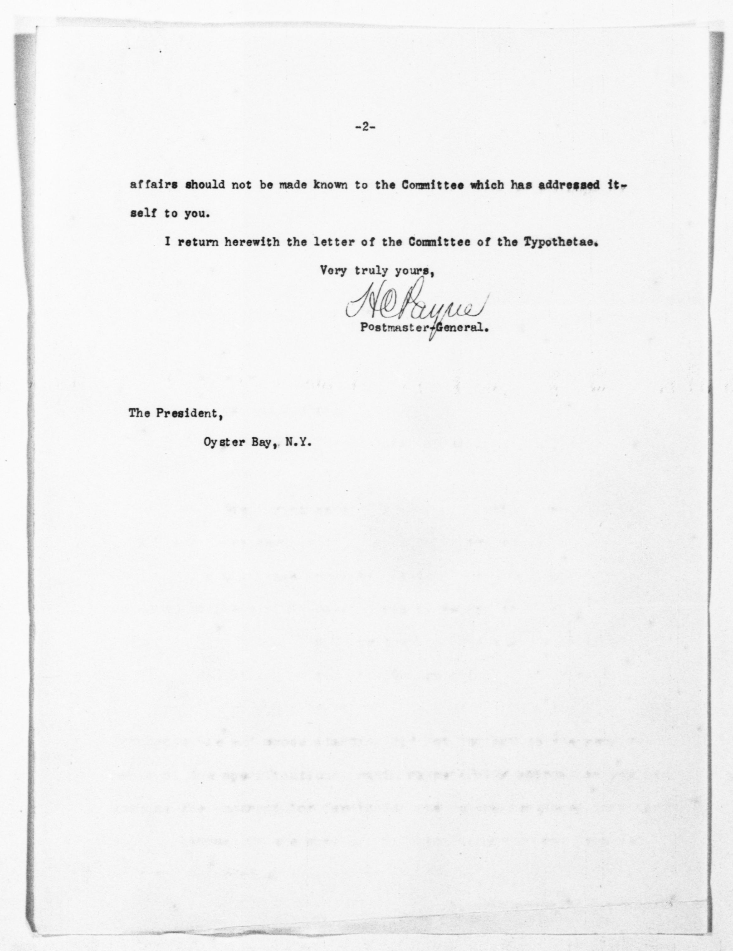 Scanned image of the current content page