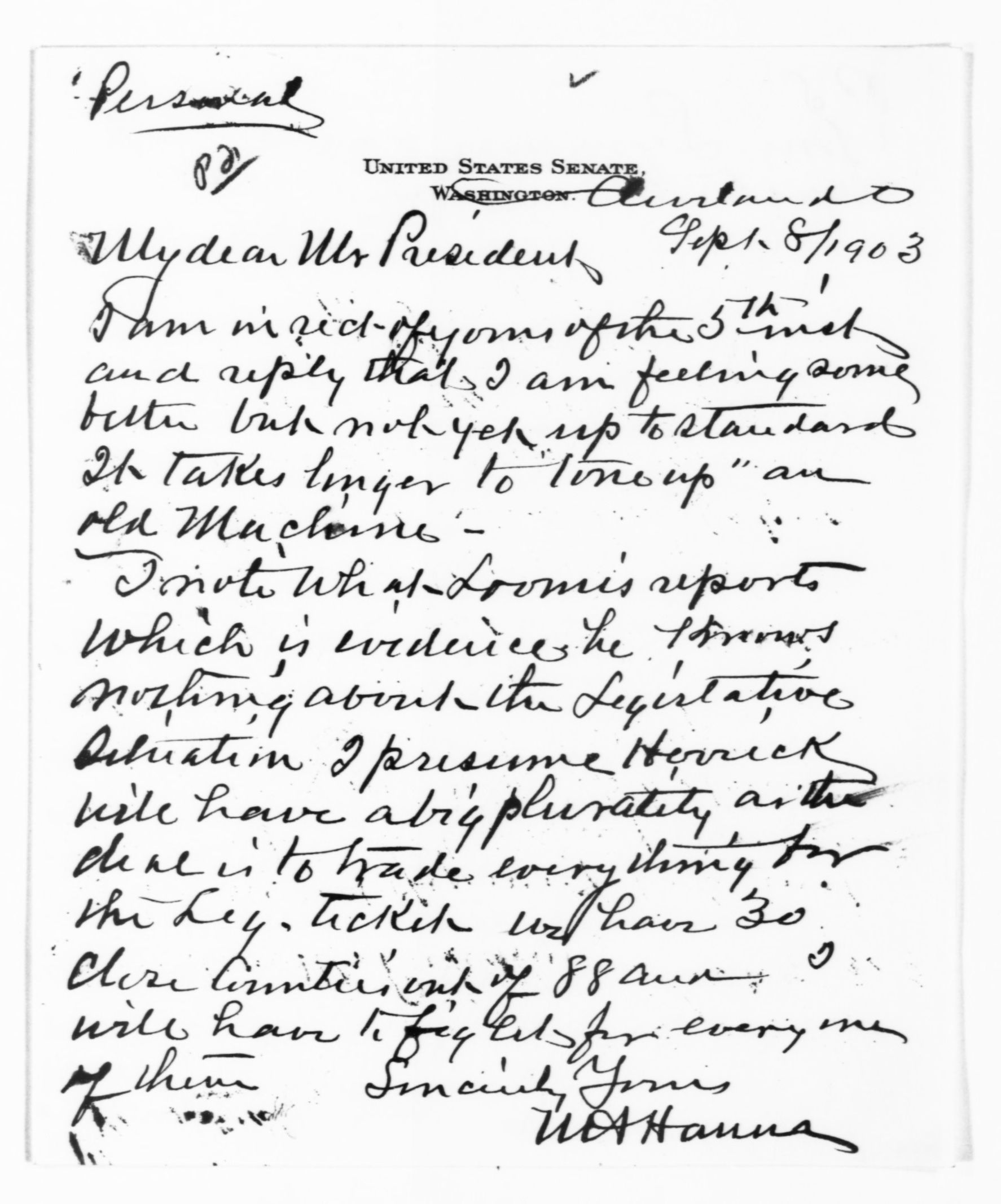 Scanned image of the current content page