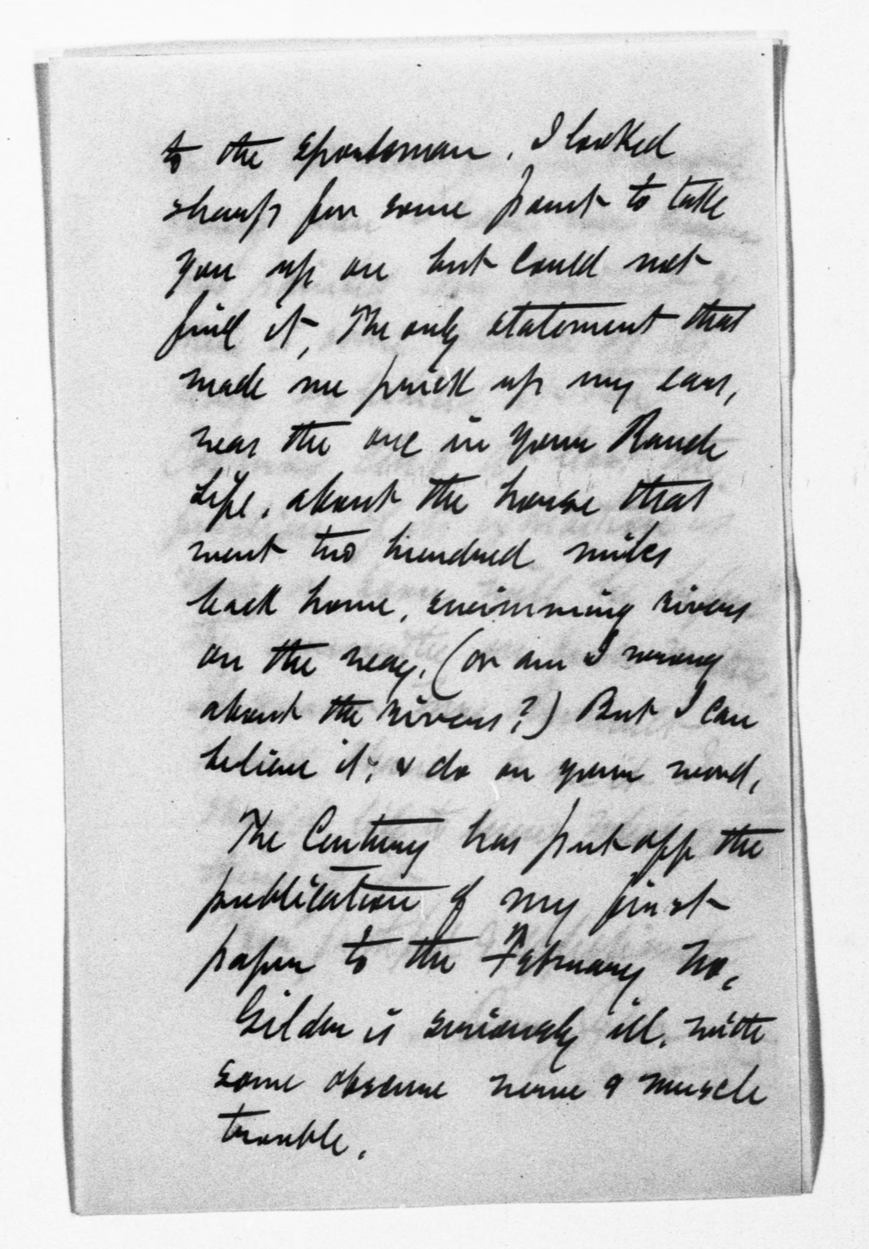 Scanned image of the current content page