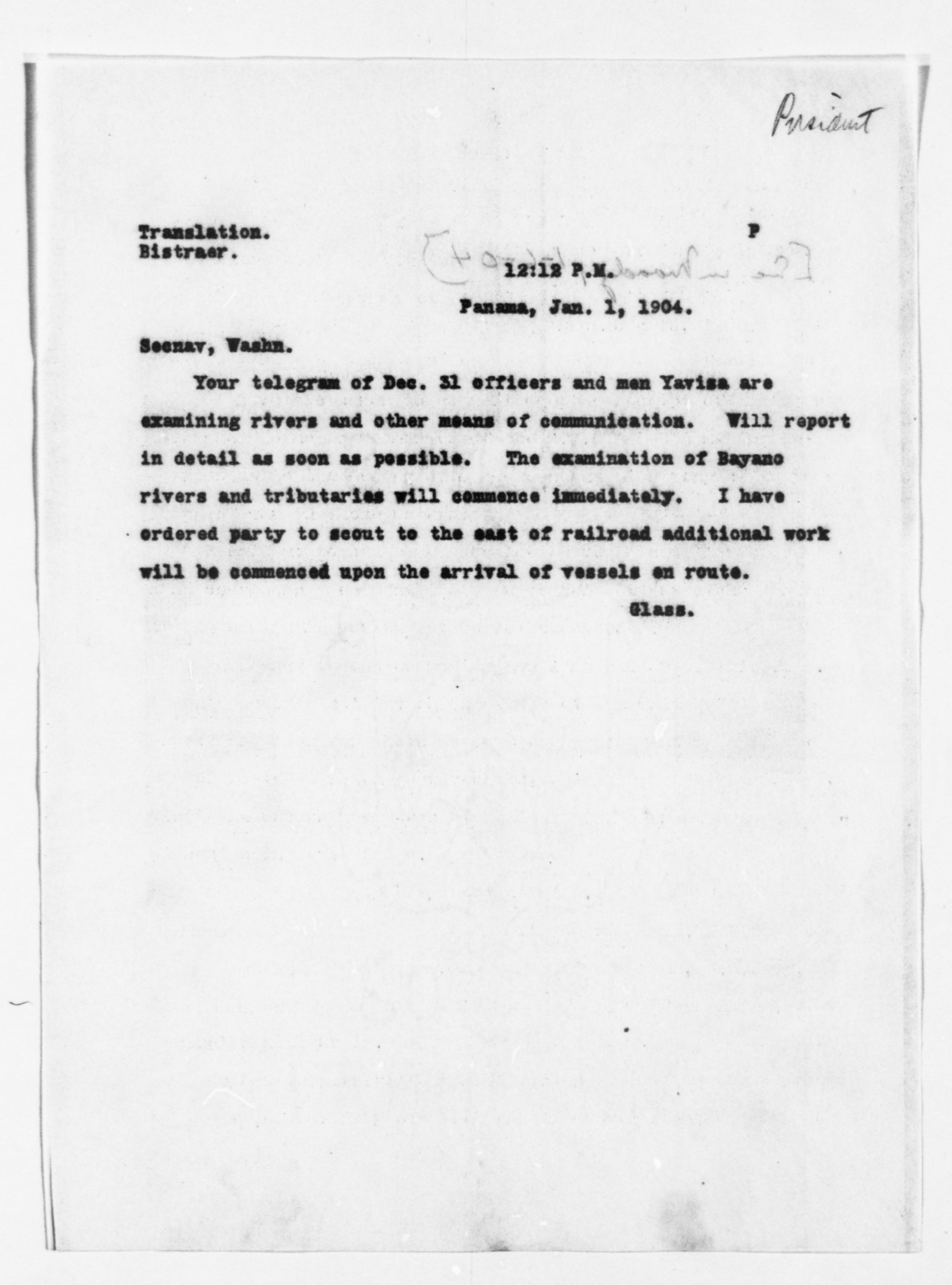 Scanned image of the current content page