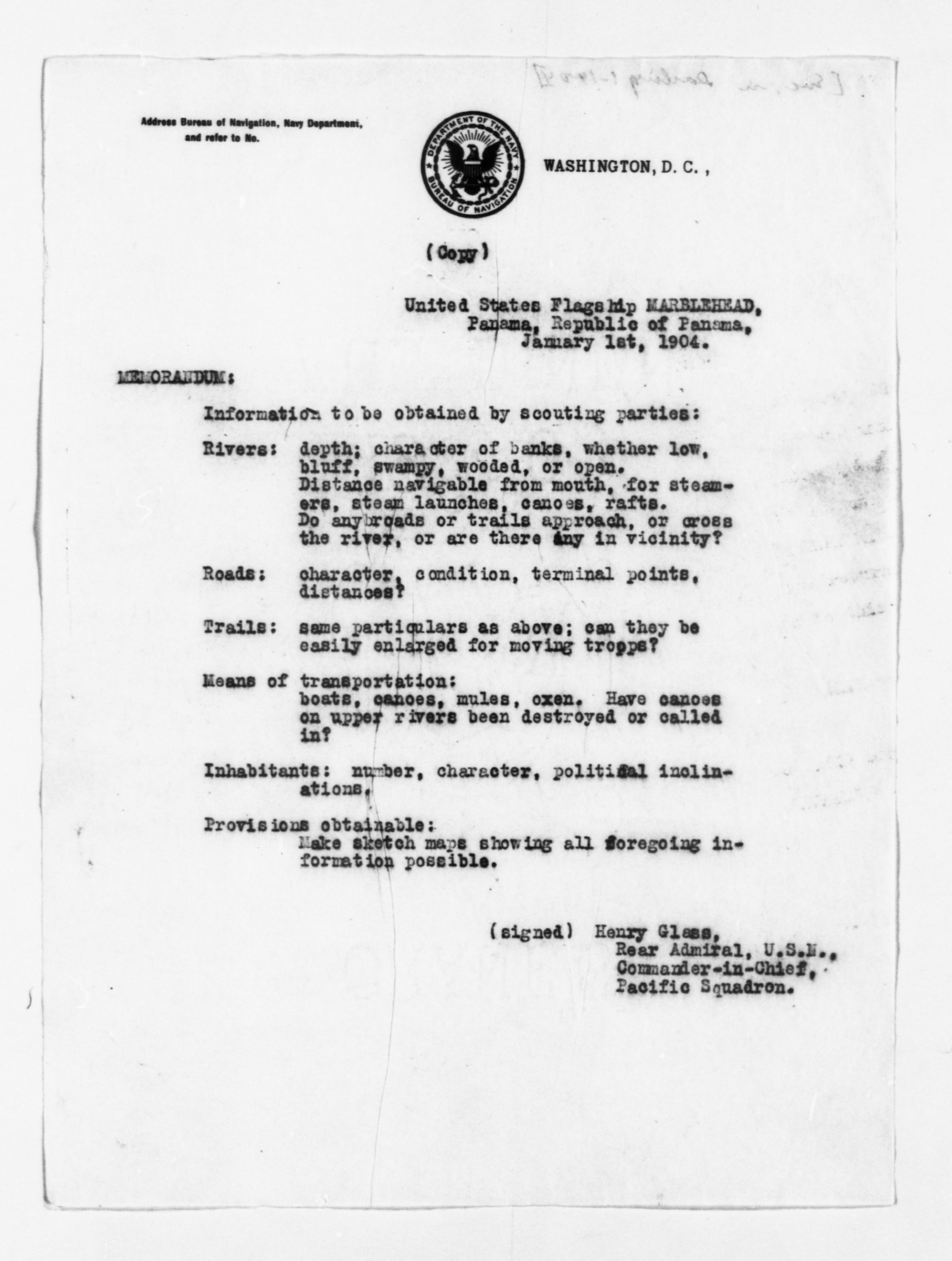 Scanned image of the current content page