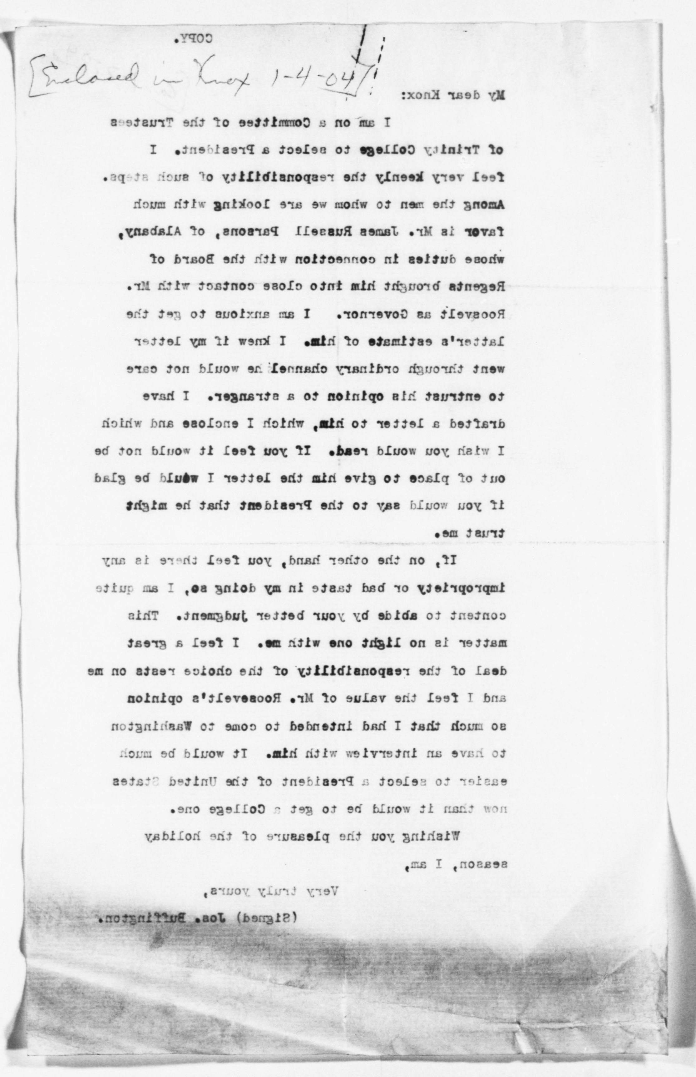 Scanned image of the current content page