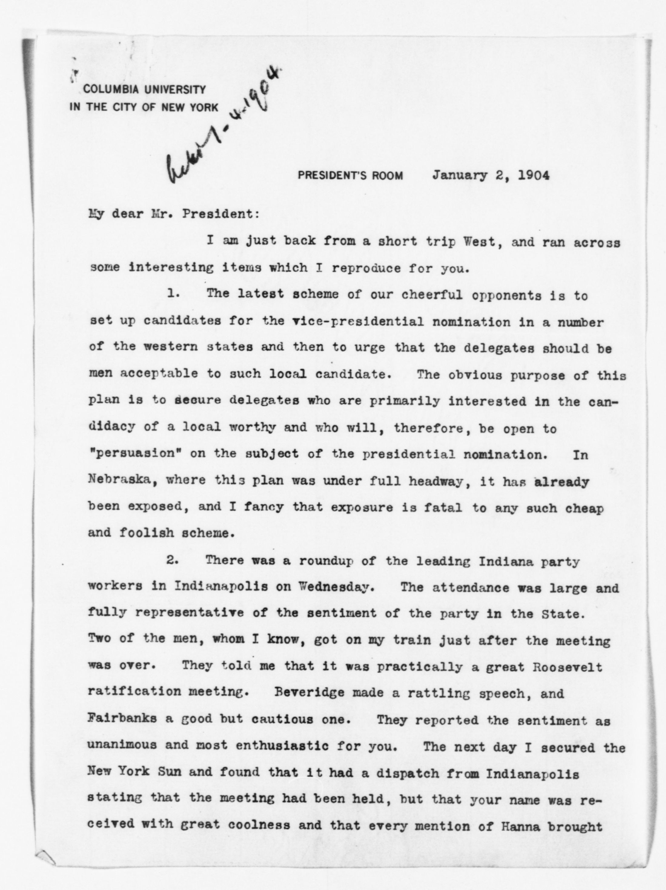 Scanned image of the current content page