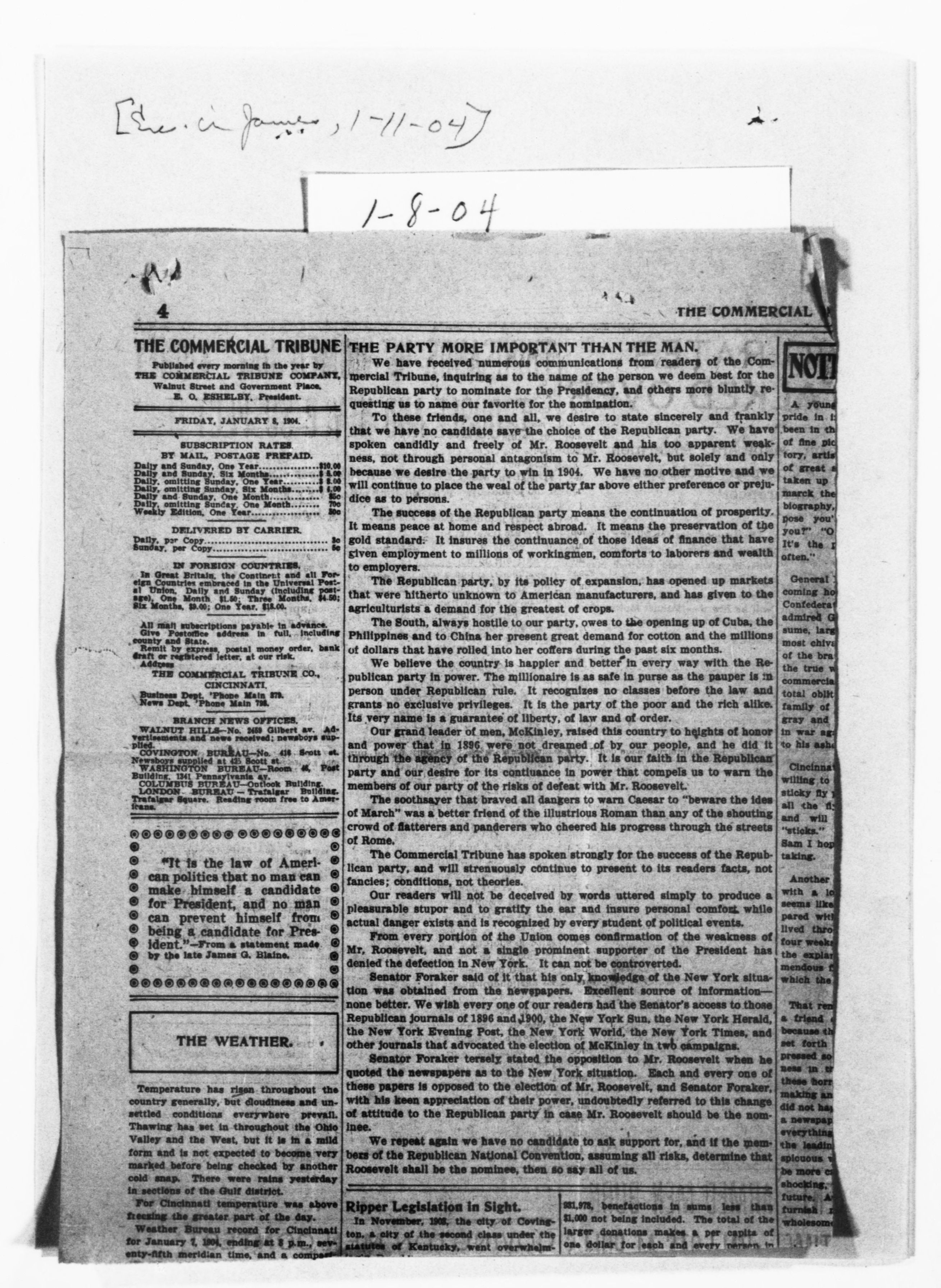 Scanned image of the current content page