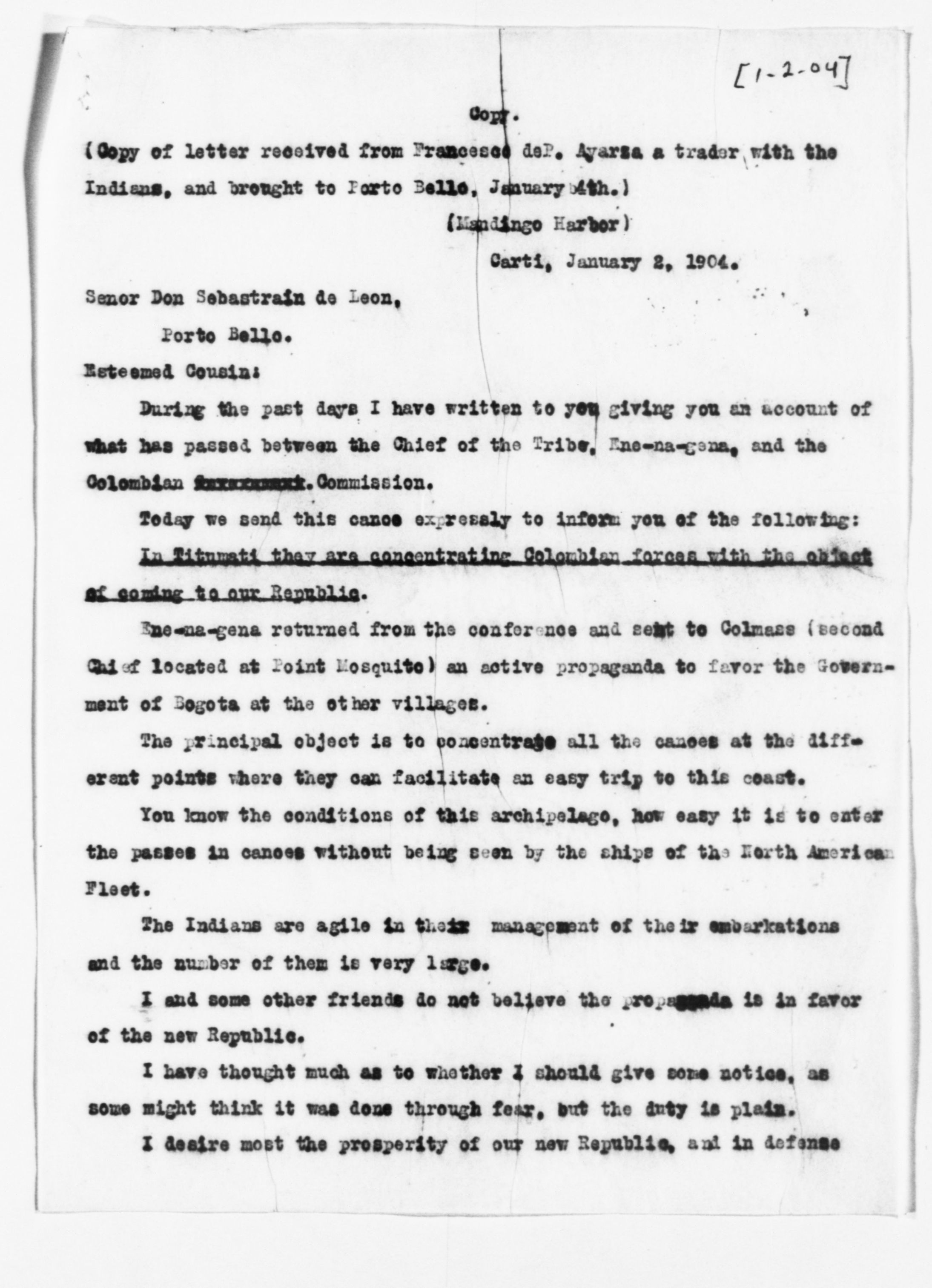 Scanned image of the current content page