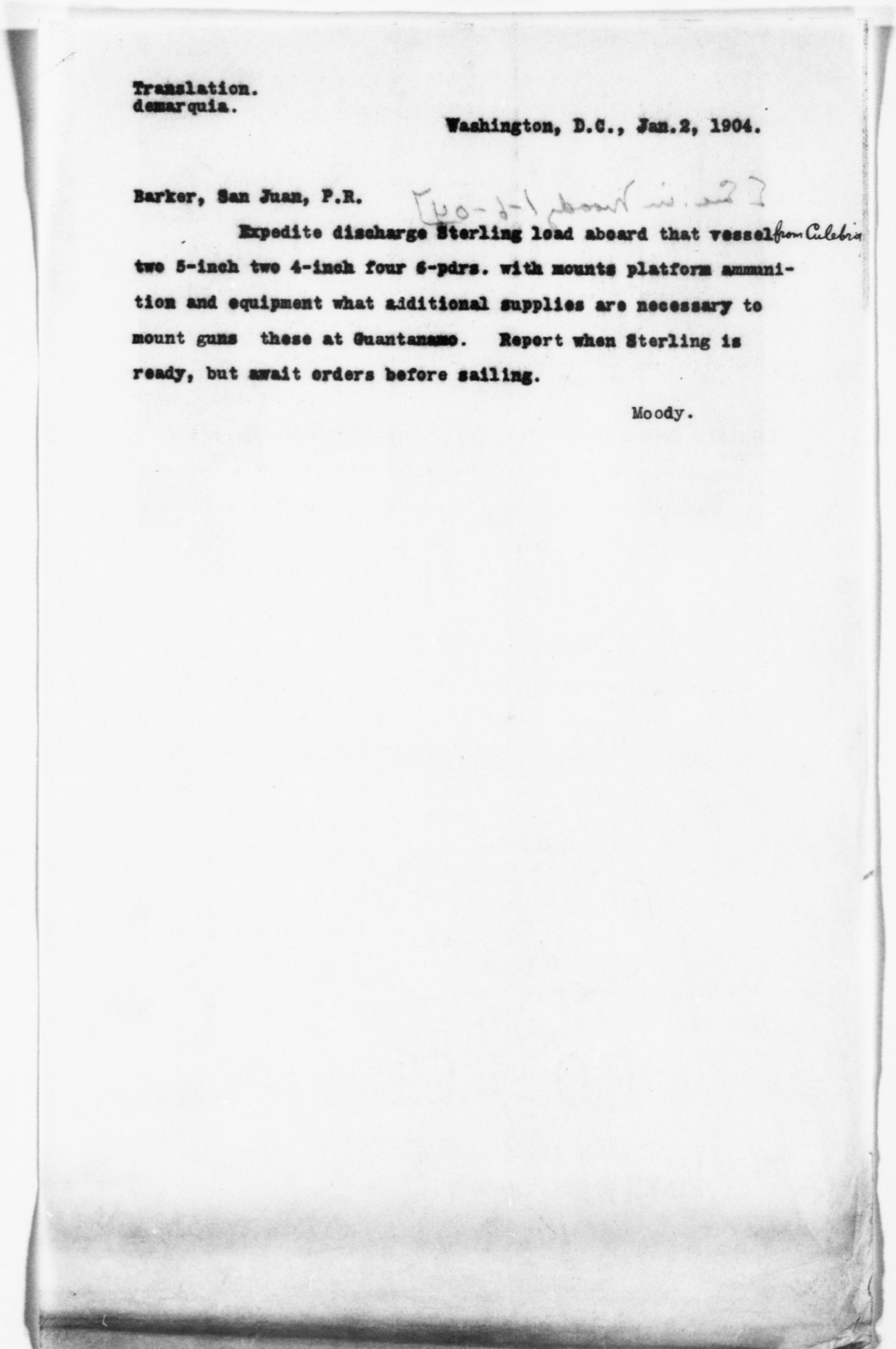 Scanned image of the current content page