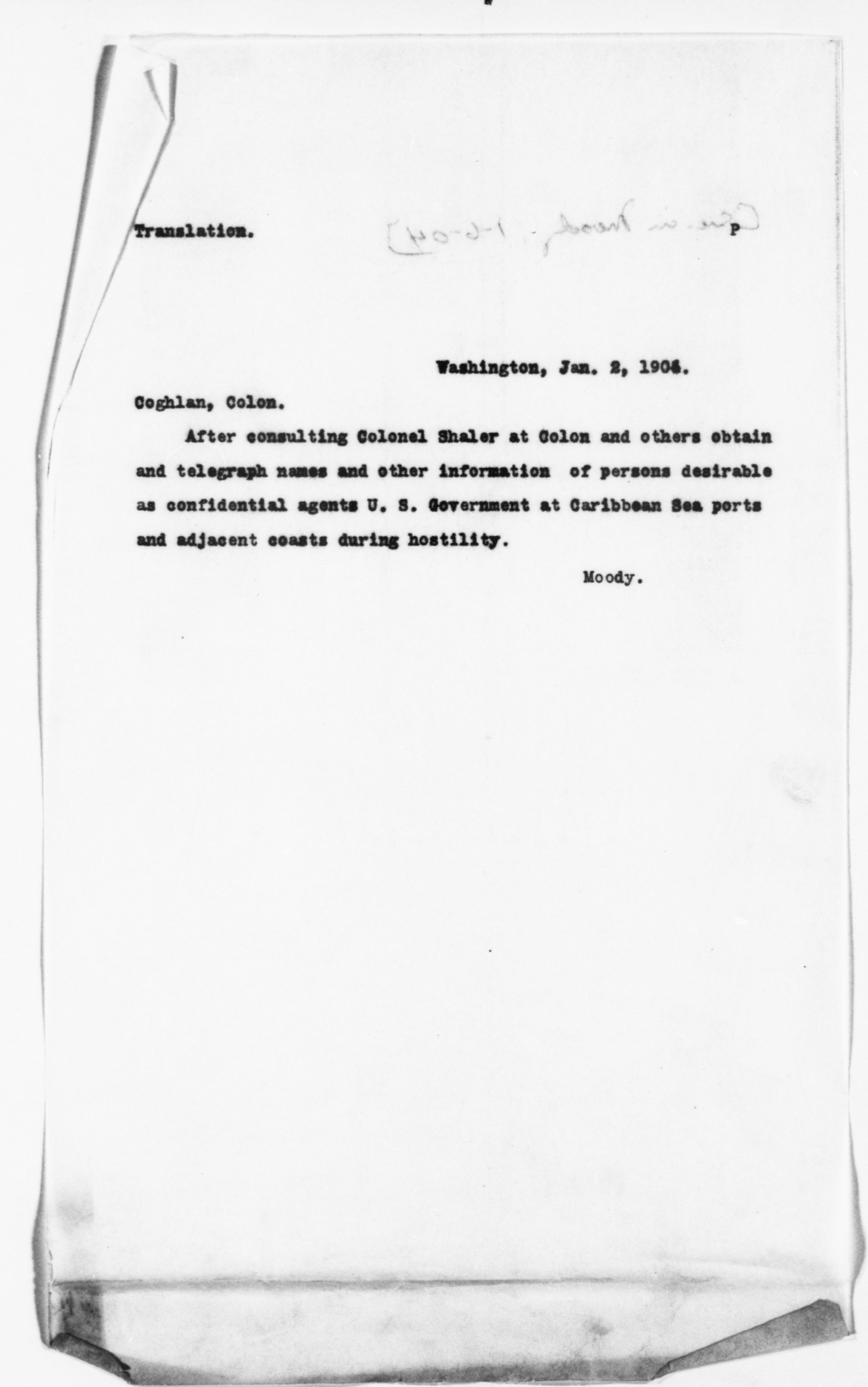 Scanned image of the current content page