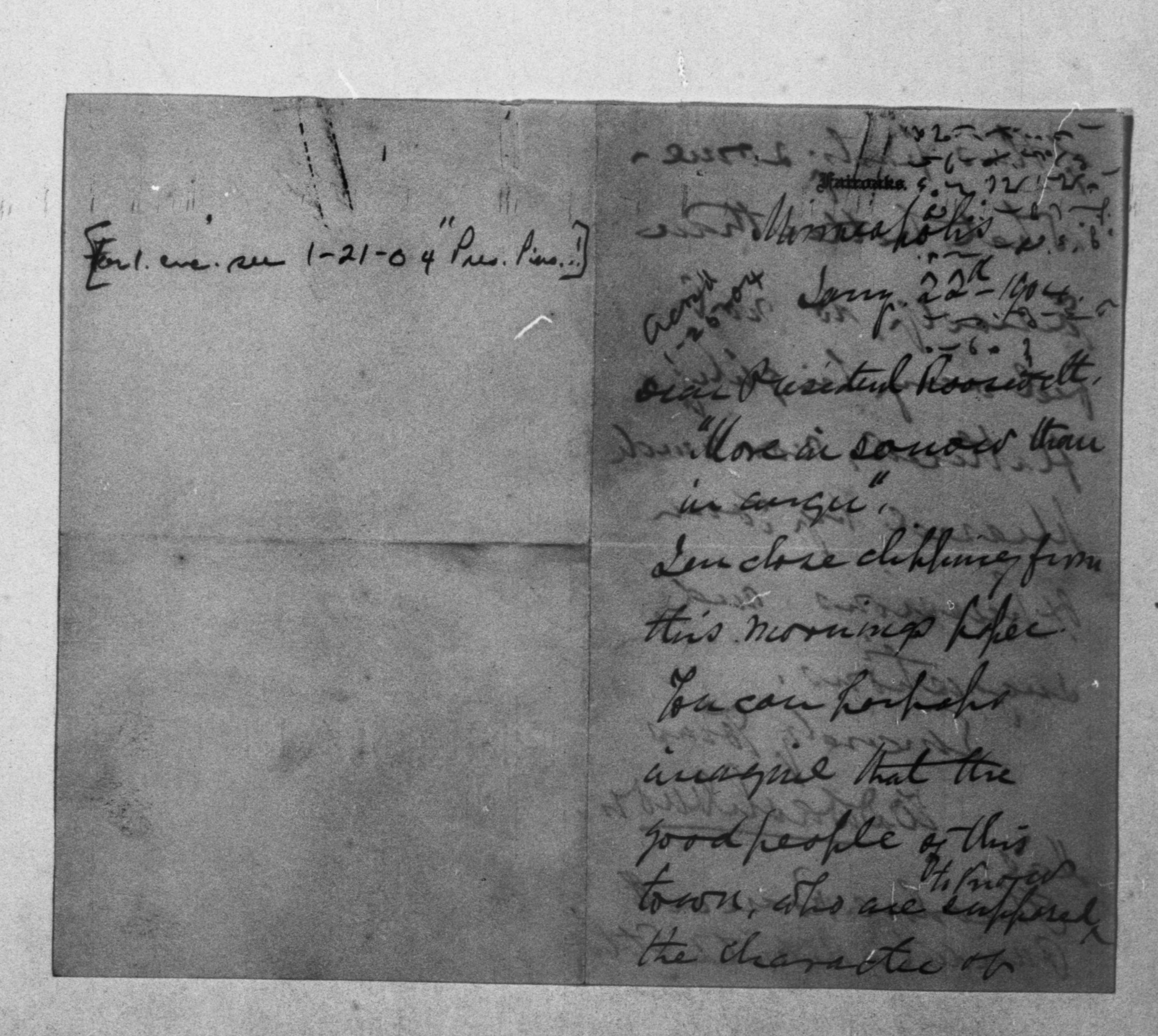 Scanned image of the current content page