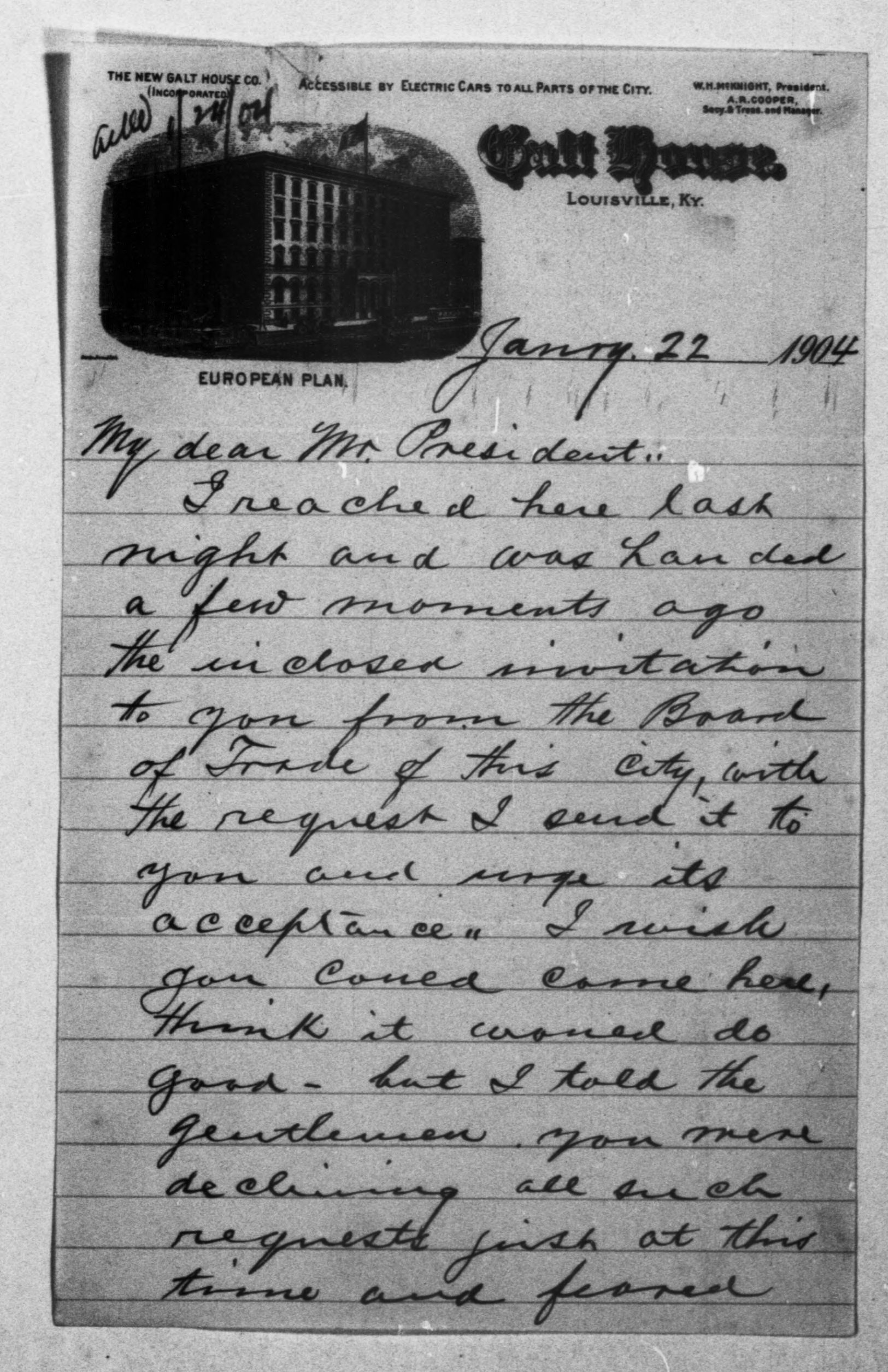 Scanned image of the current content page