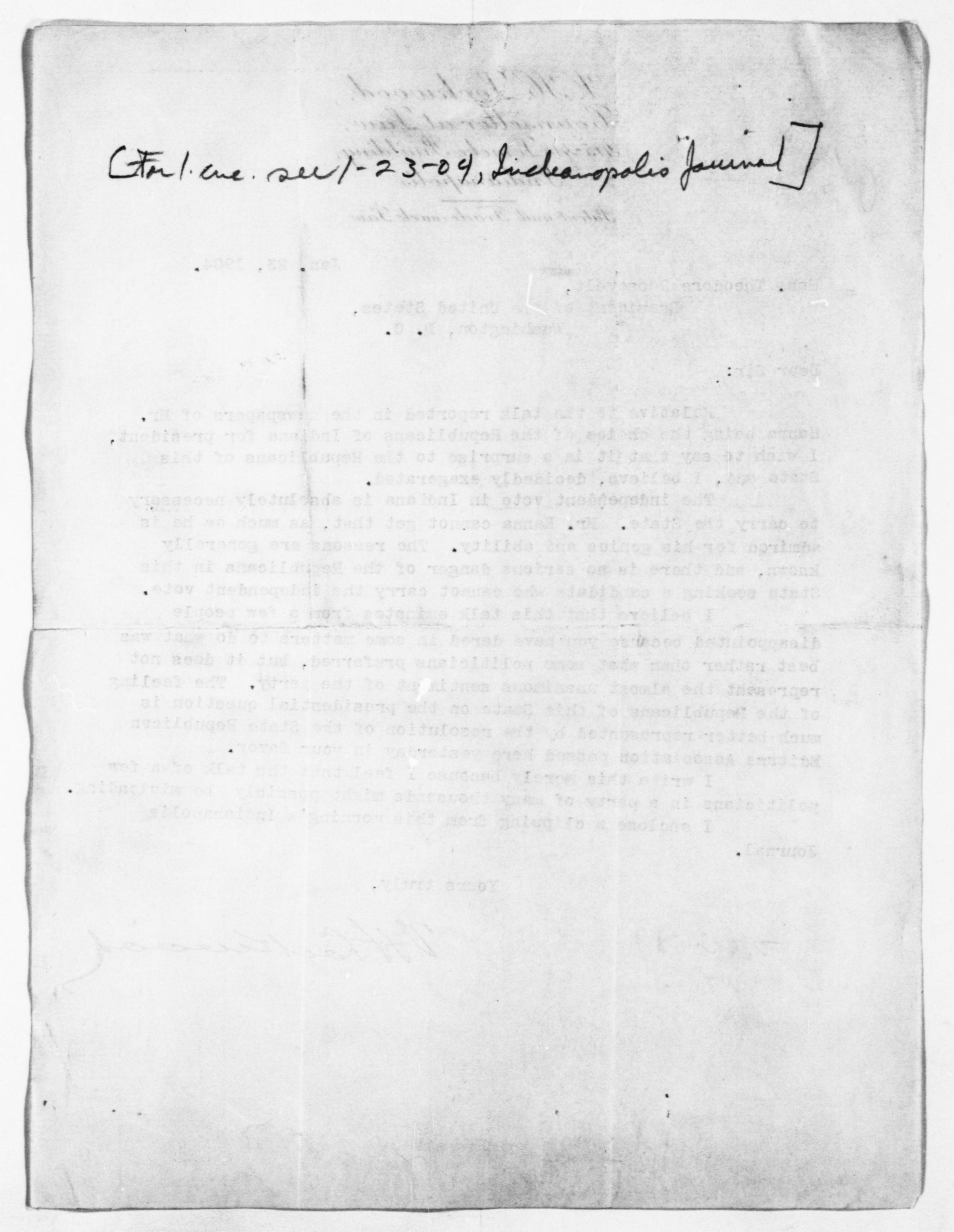 Scanned image of the current content page