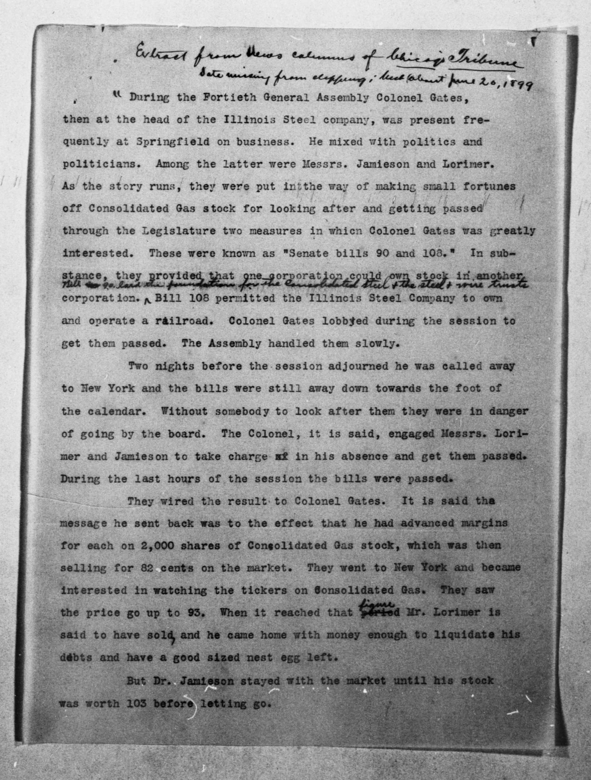 Scanned image of the current content page