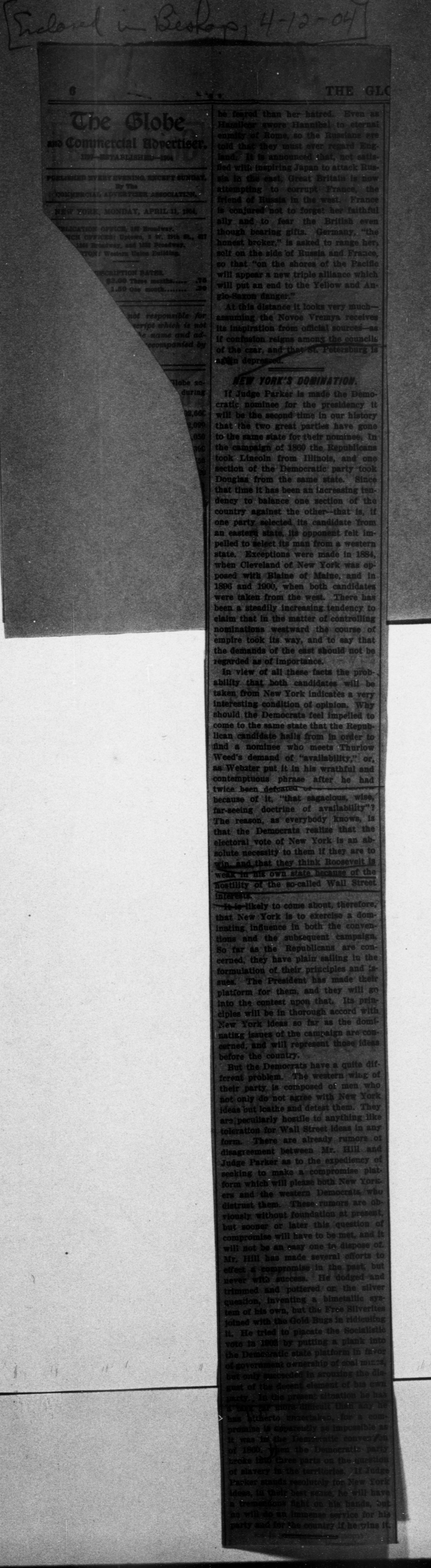 Scanned image of the current content page
