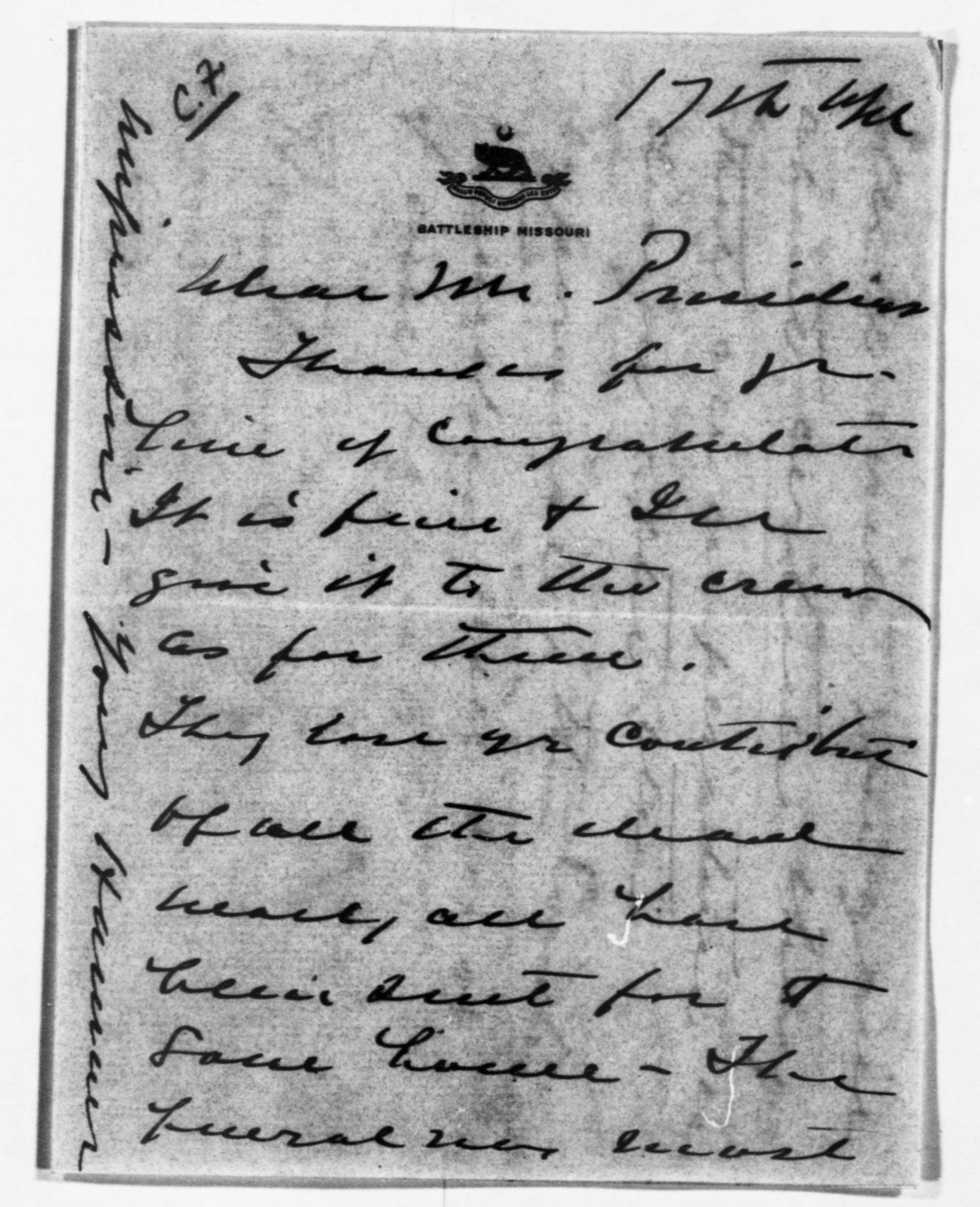 Scanned image of the current content page