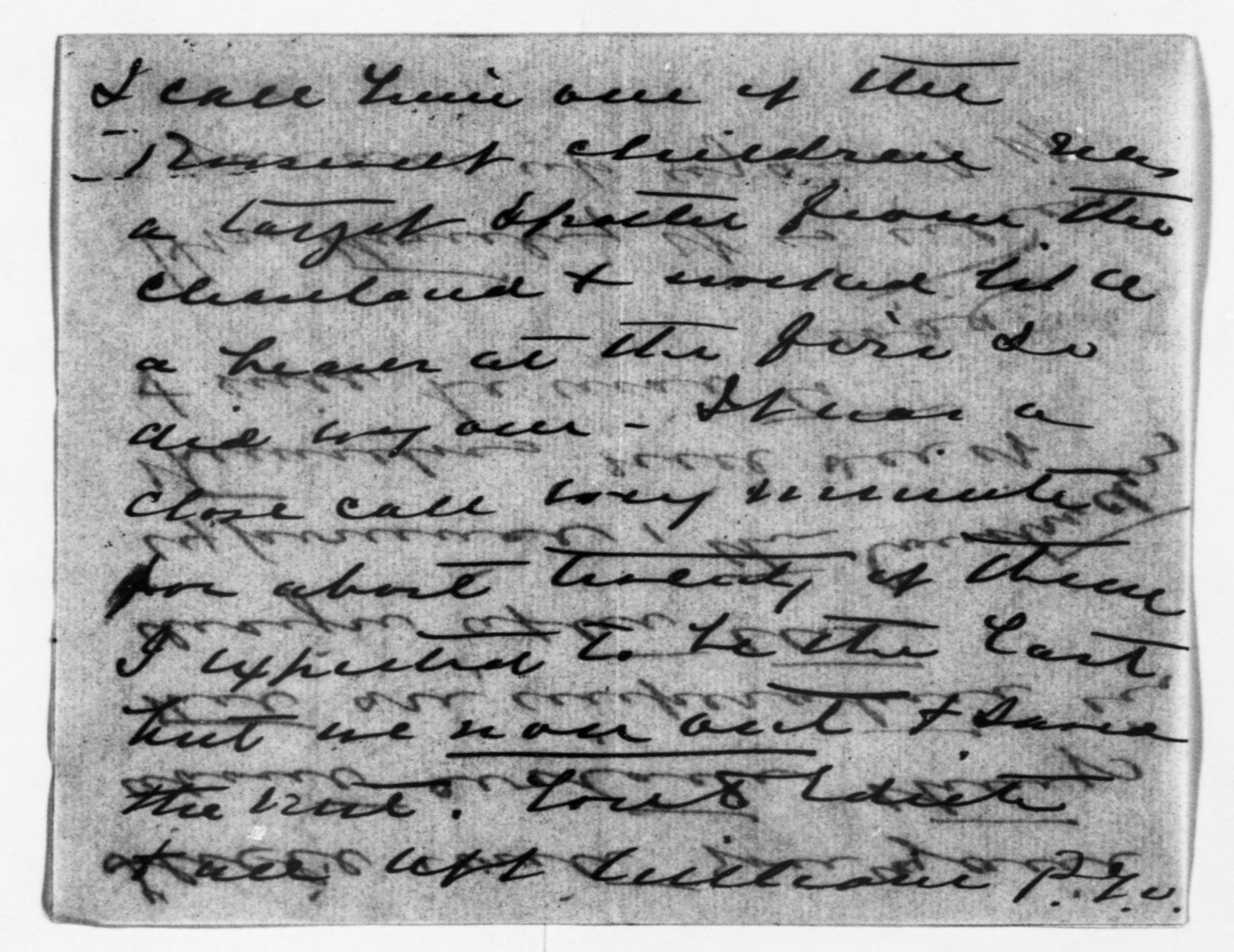 Scanned image of the current content page