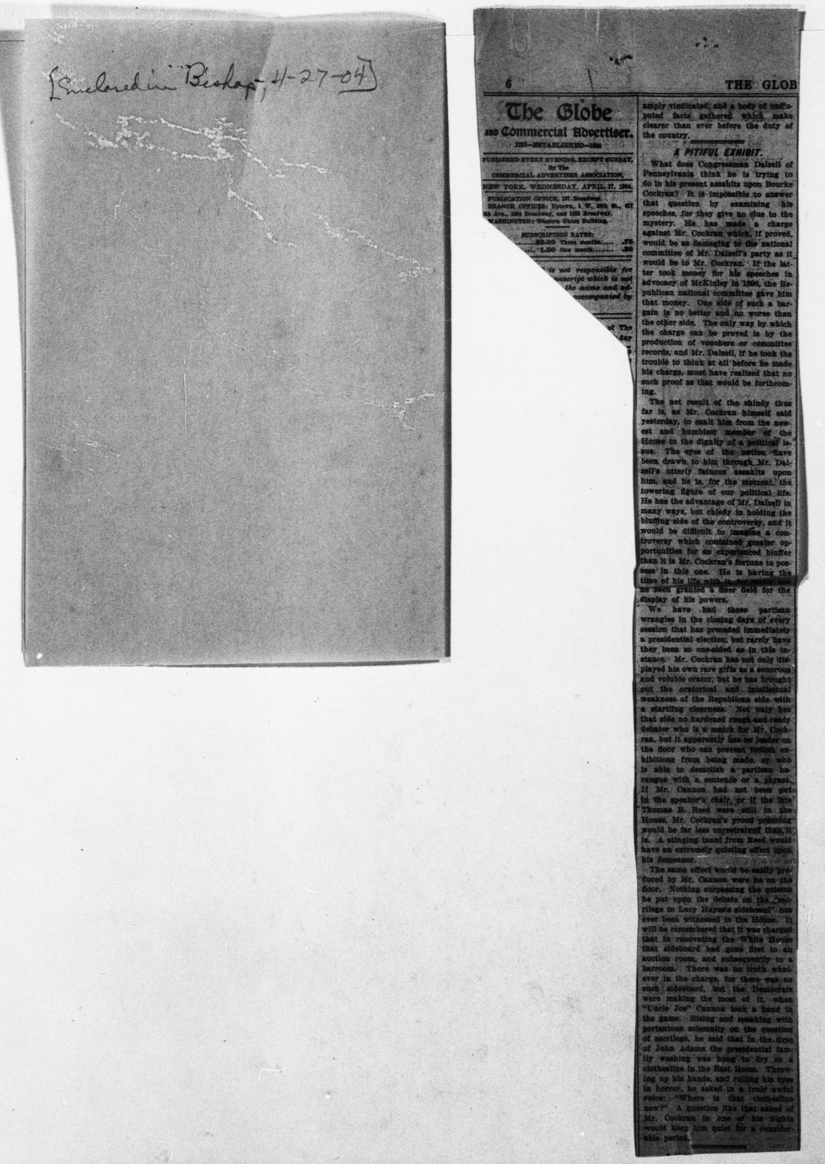 Scanned image of the current content page