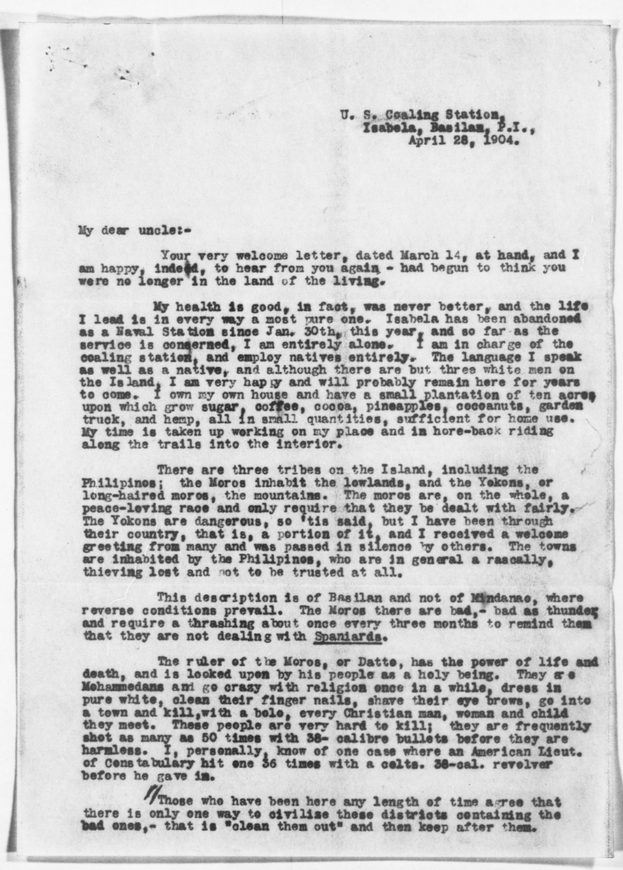 Scanned image of the current content page