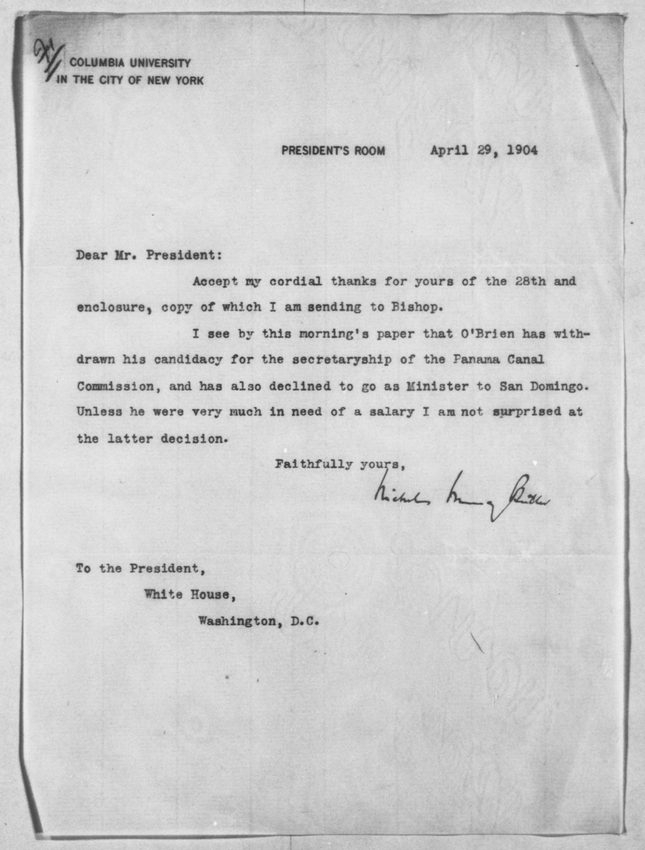 Scanned image of the current content page