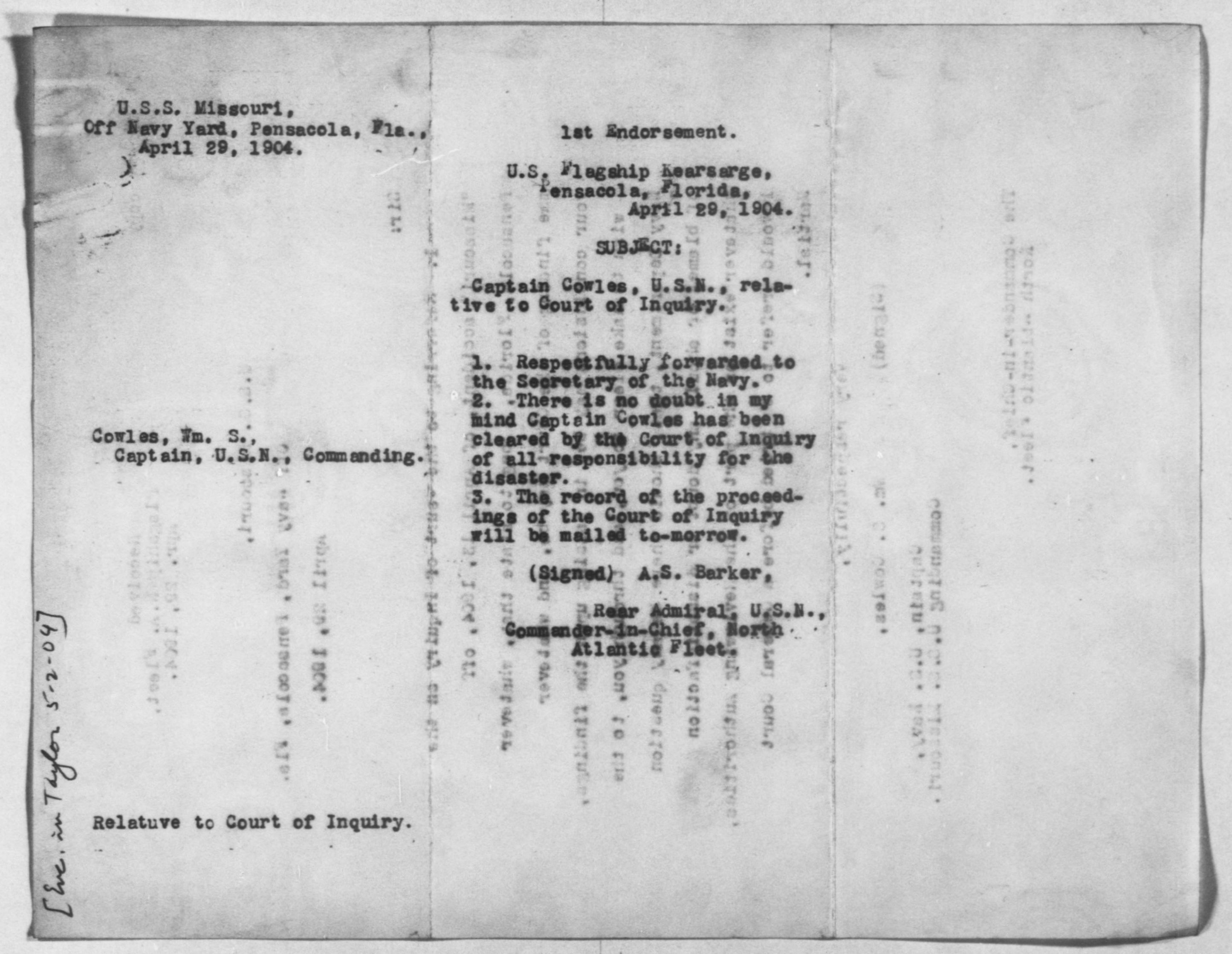 Scanned image of the current content page