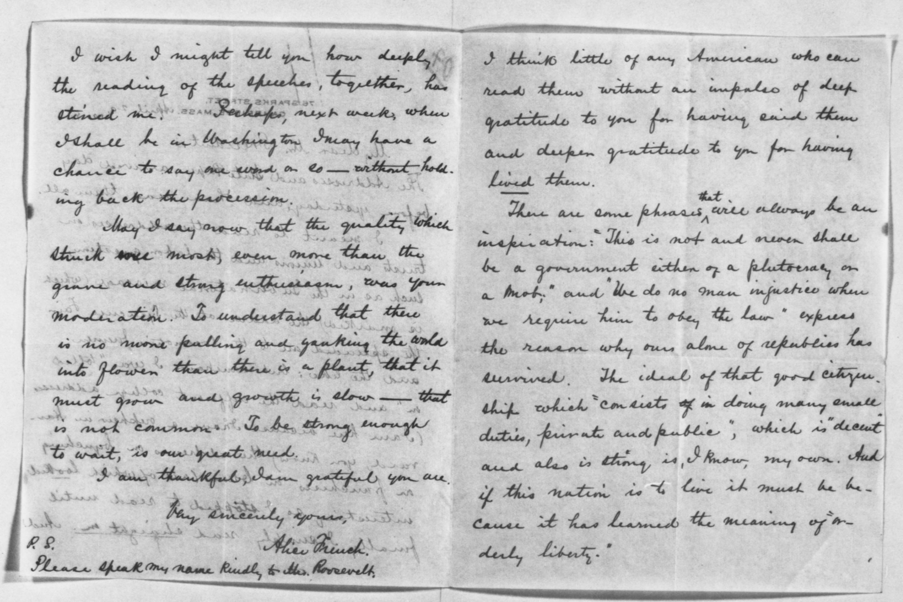 Scanned image of the current content page