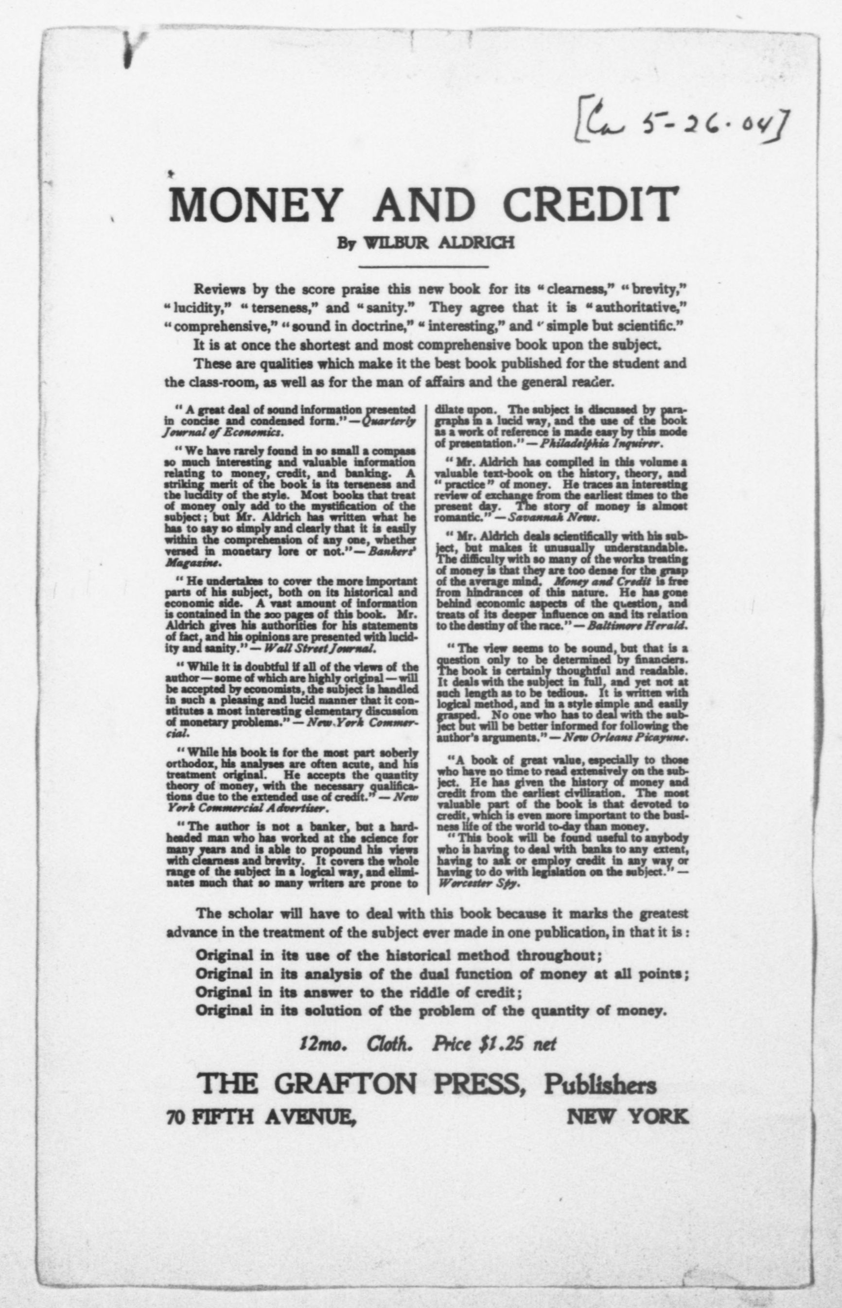 Scanned image of the current content page