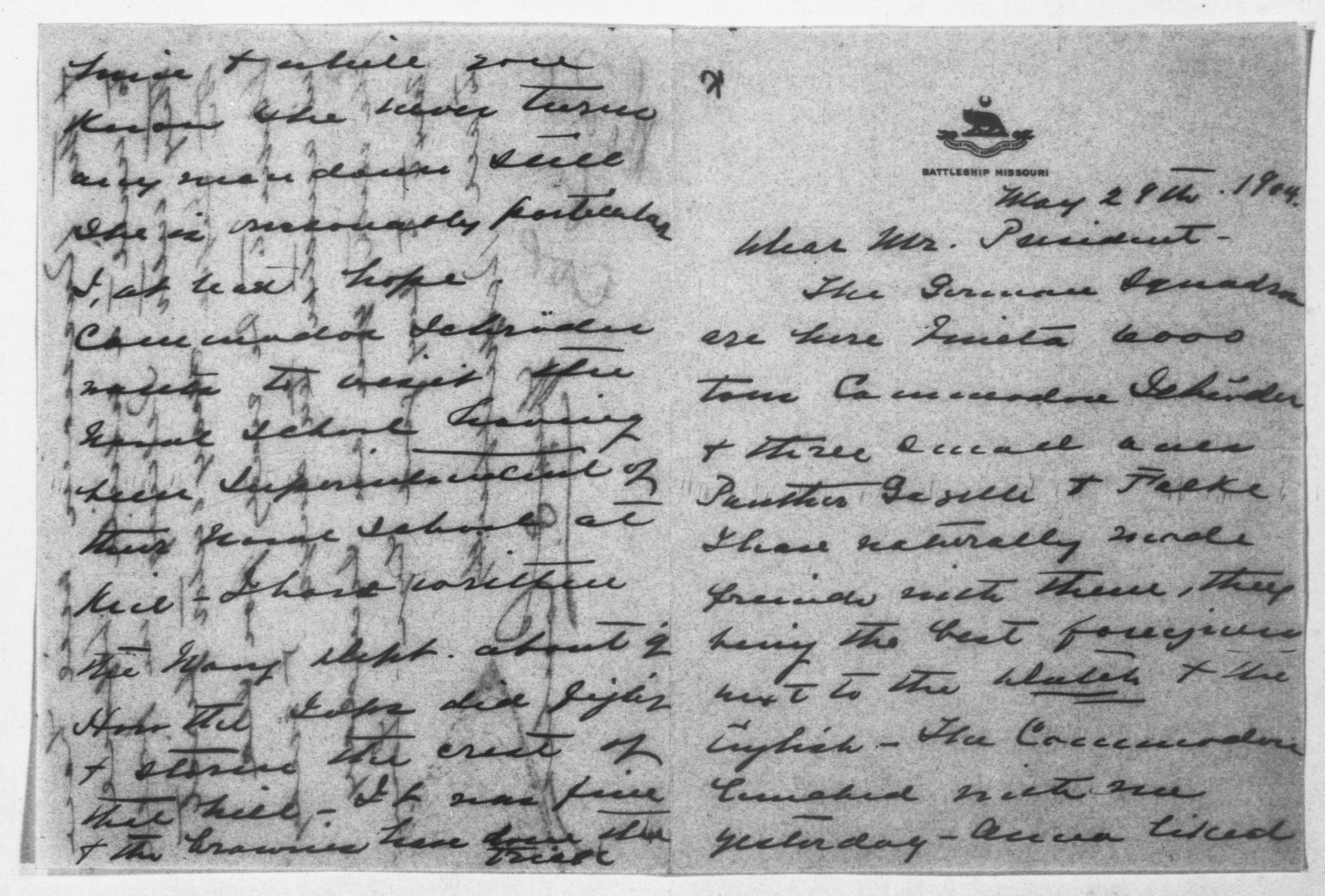 Scanned image of the current content page