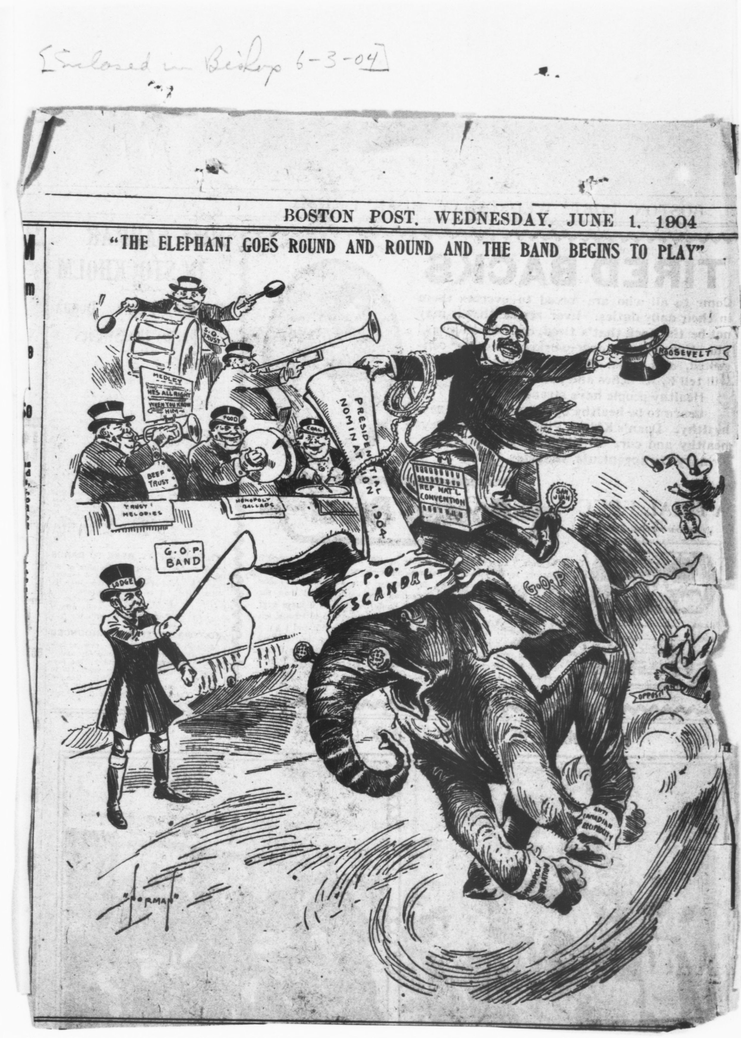 Scanned image of the current content page