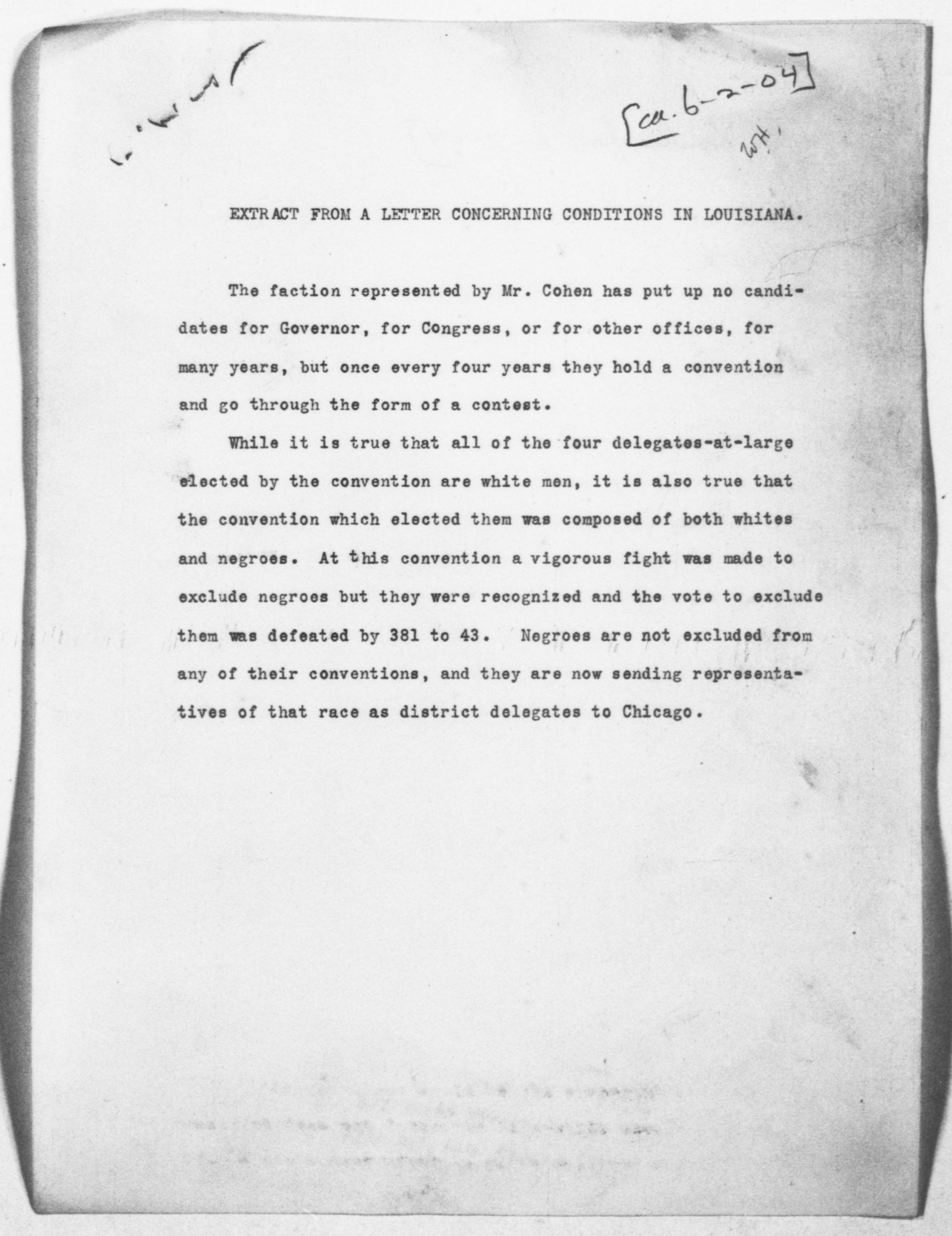 Scanned image of the current content page