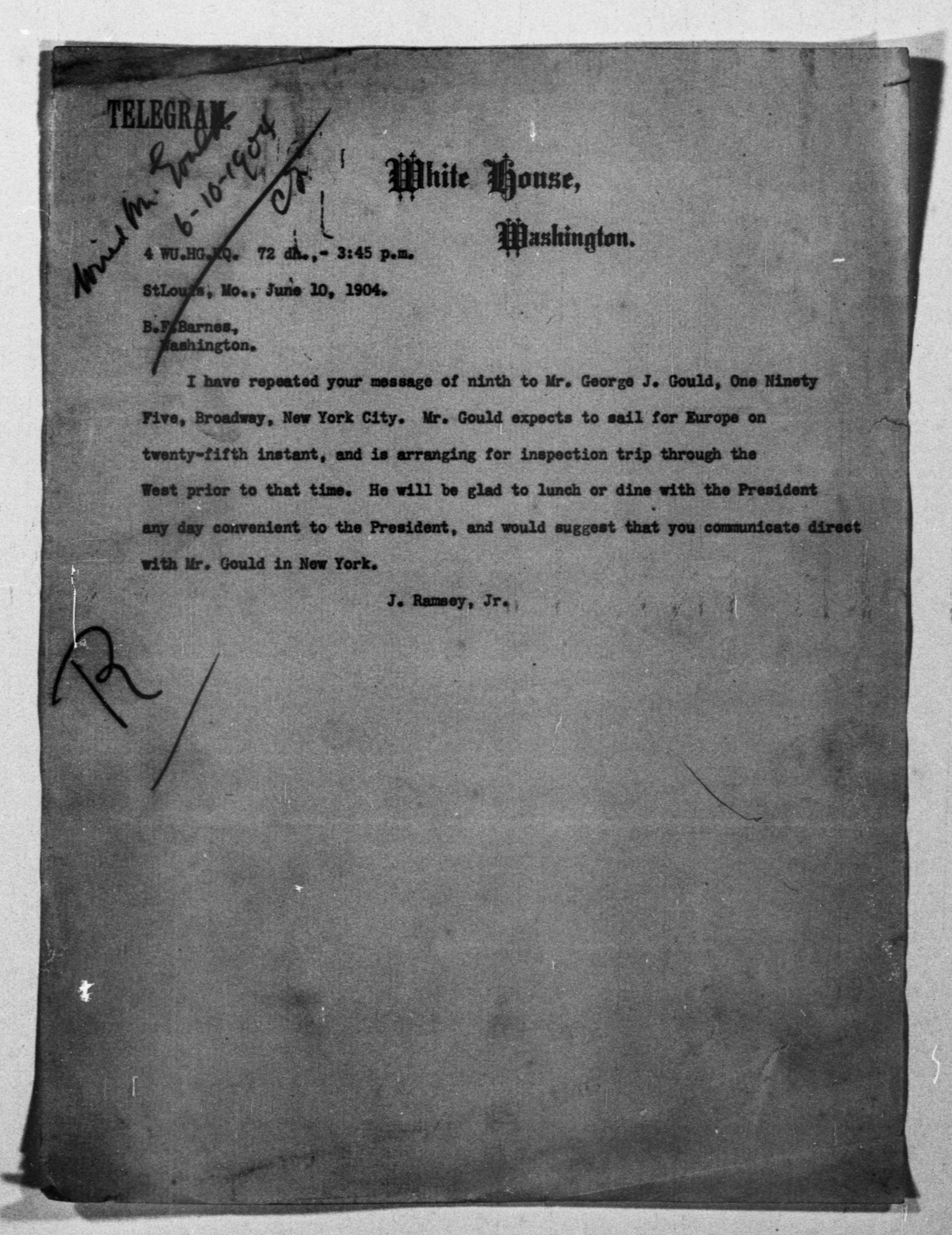 Scanned image of the current content page