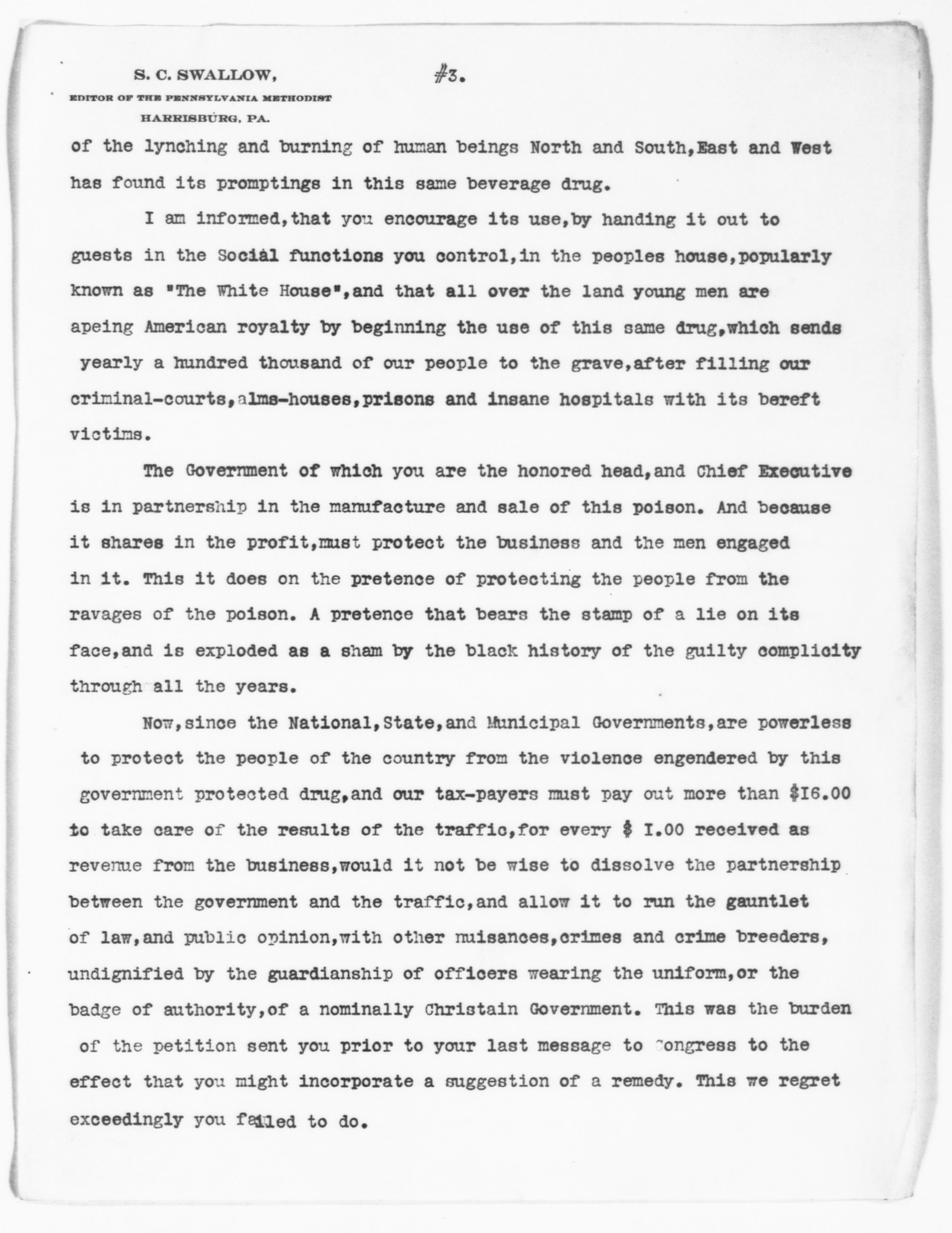 Scanned image of the current content page