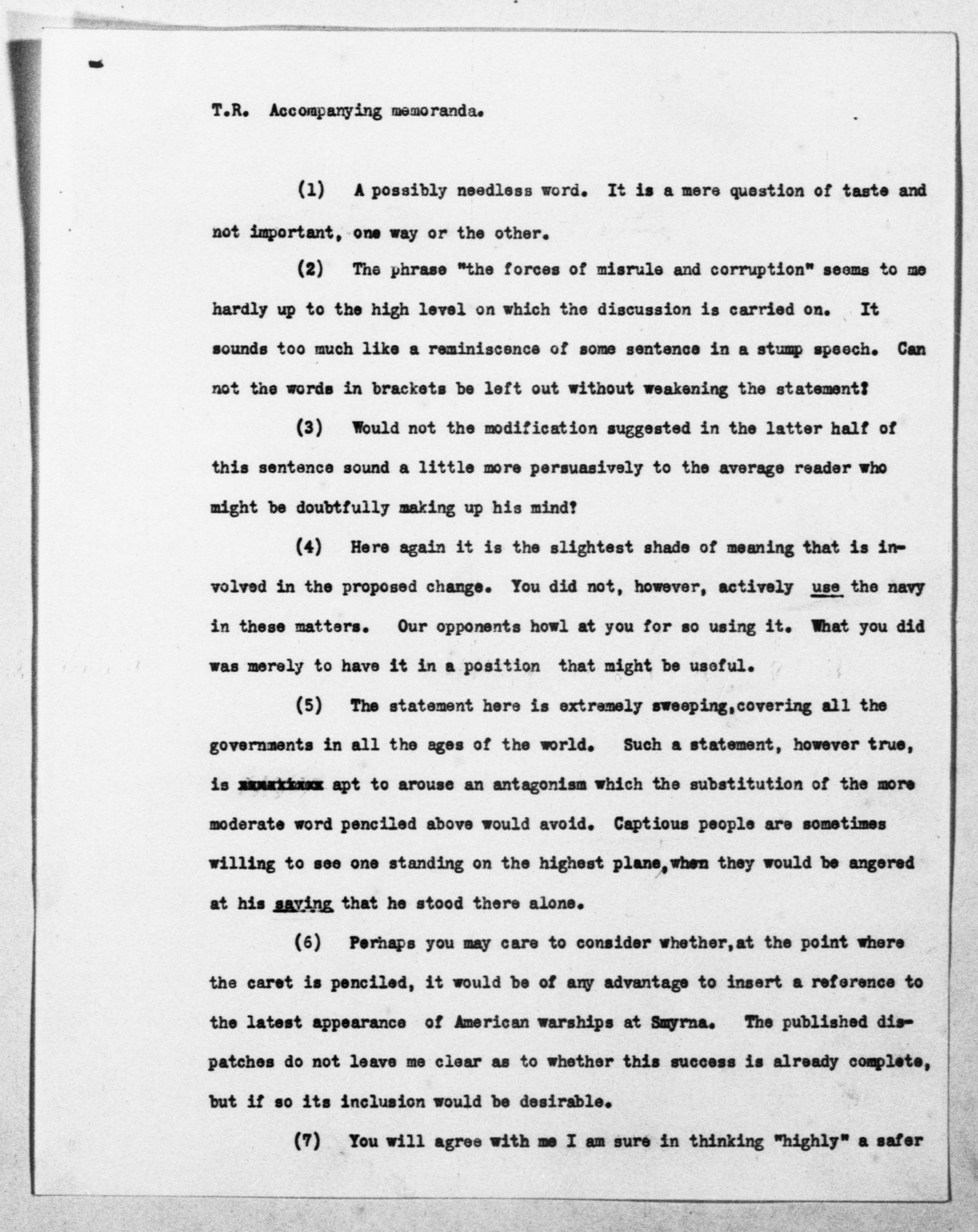 Scanned image of the current content page