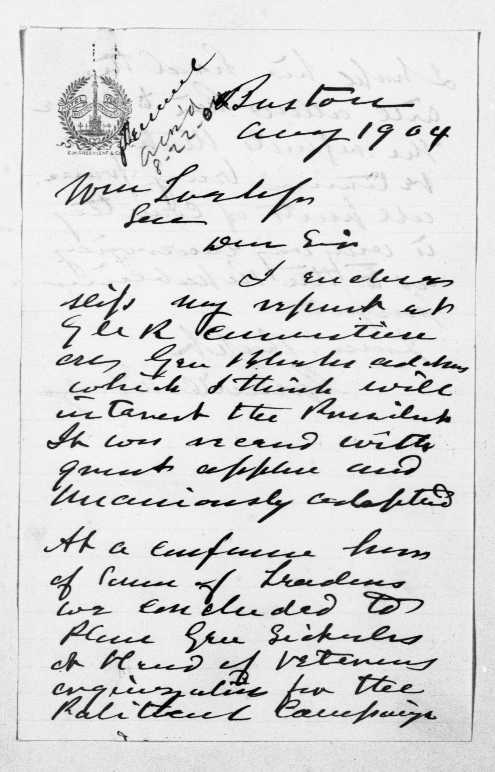 Scanned image of the current content page