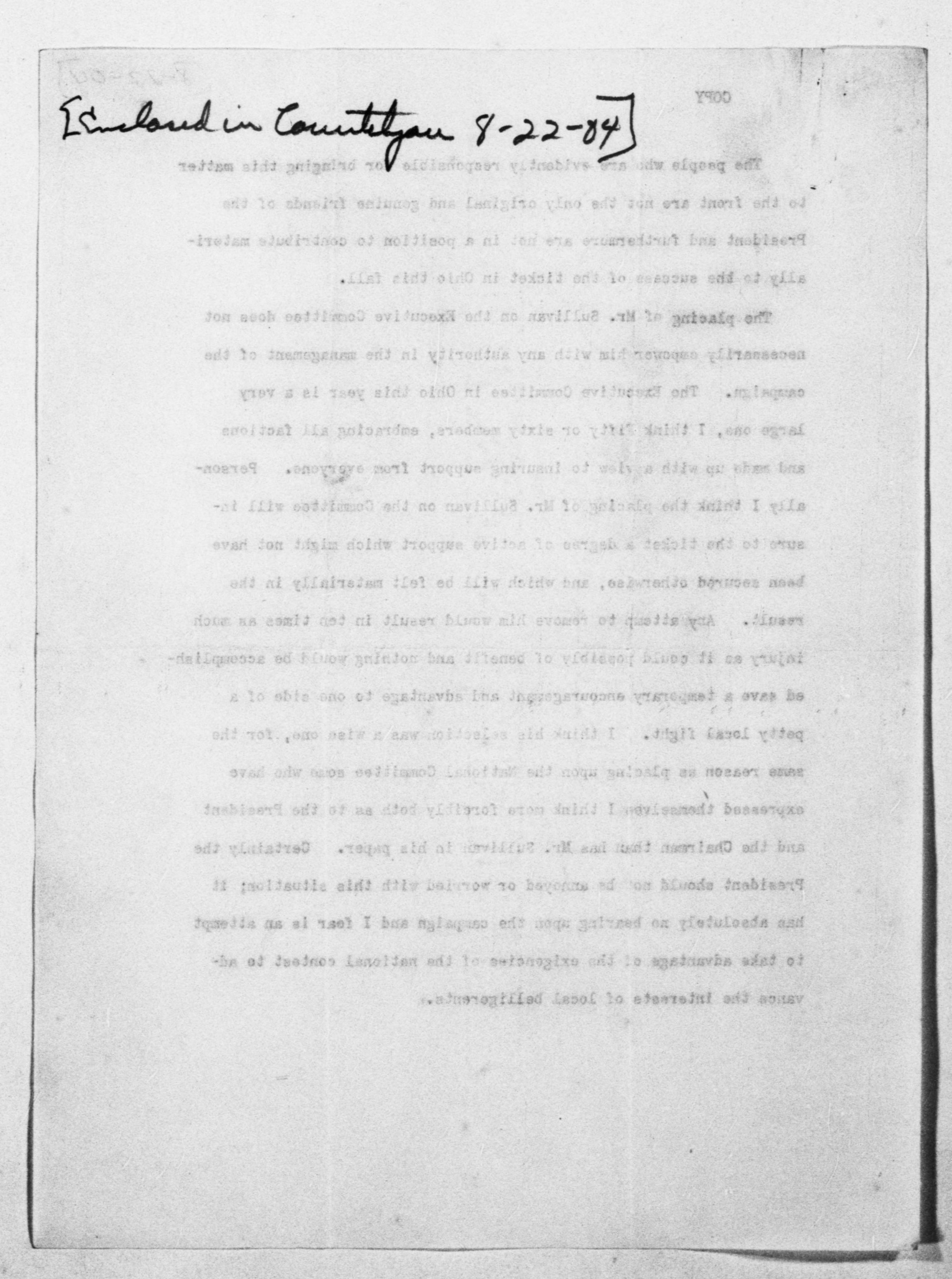 Scanned image of the current content page