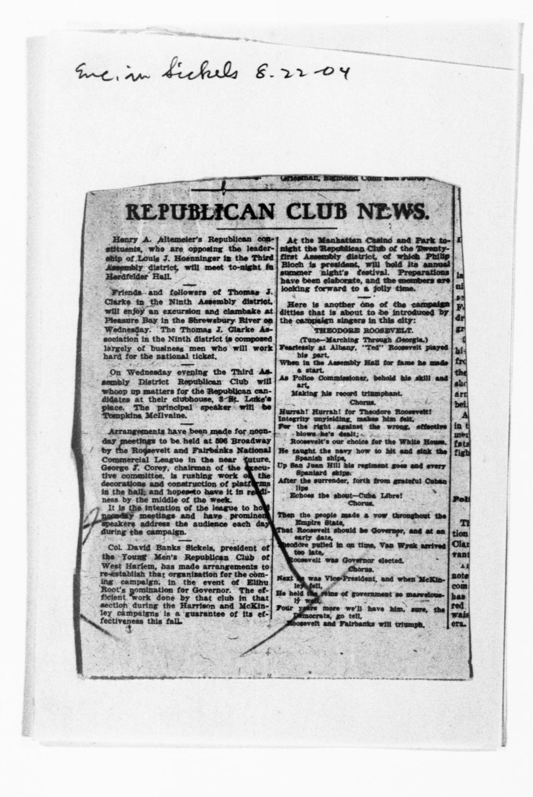 Scanned image of the current content page