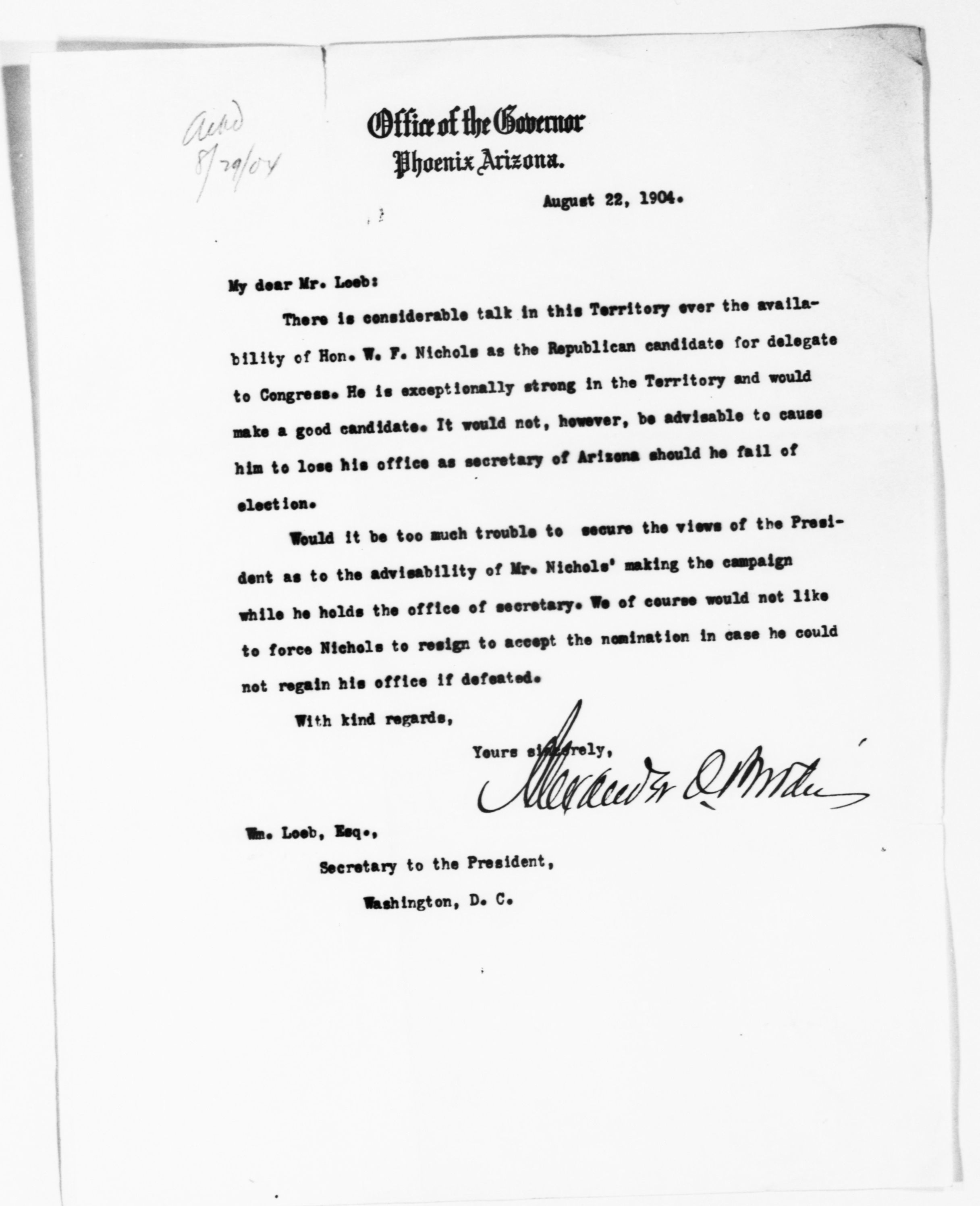 Scanned image of the current content page