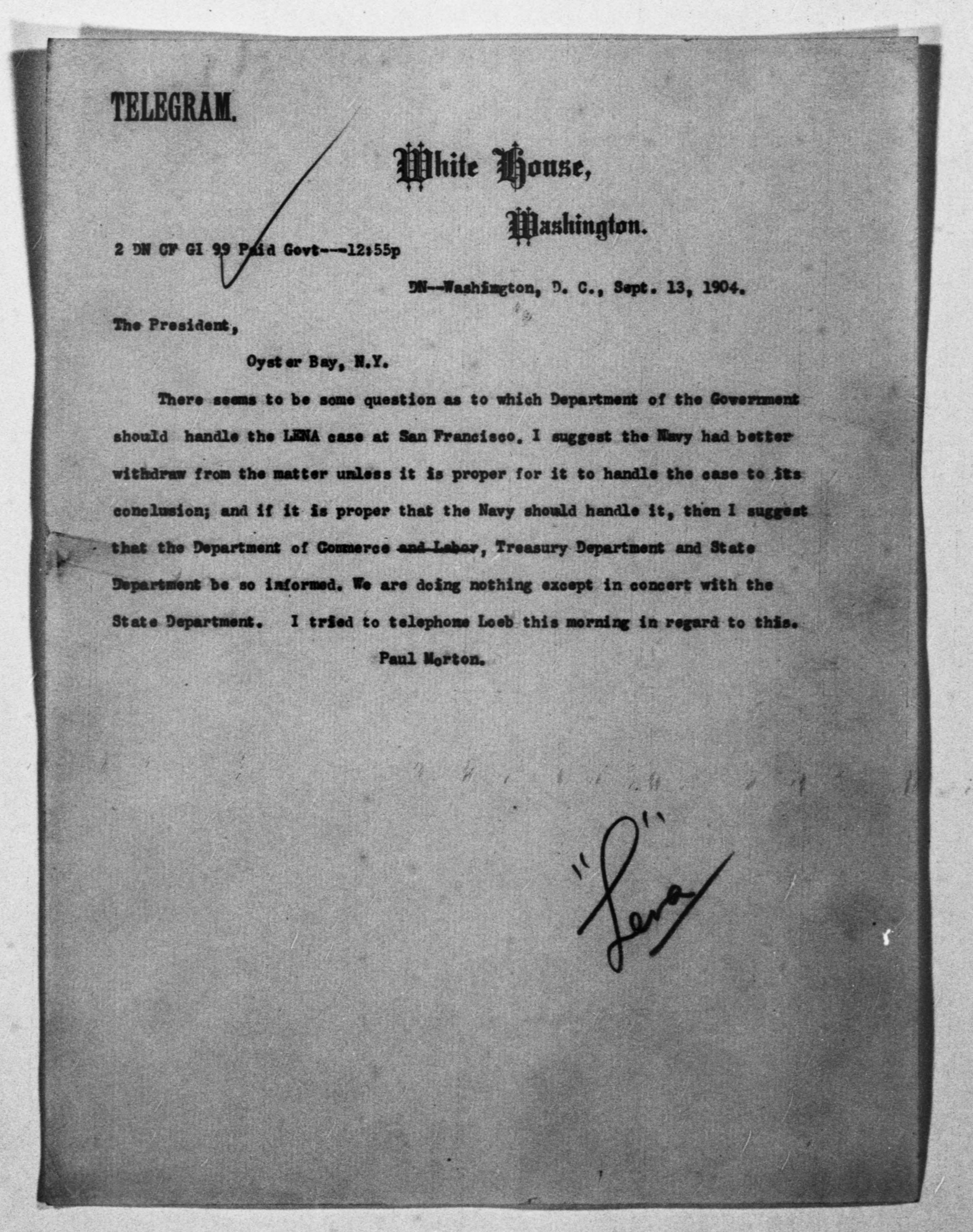 Scanned image of the current content page