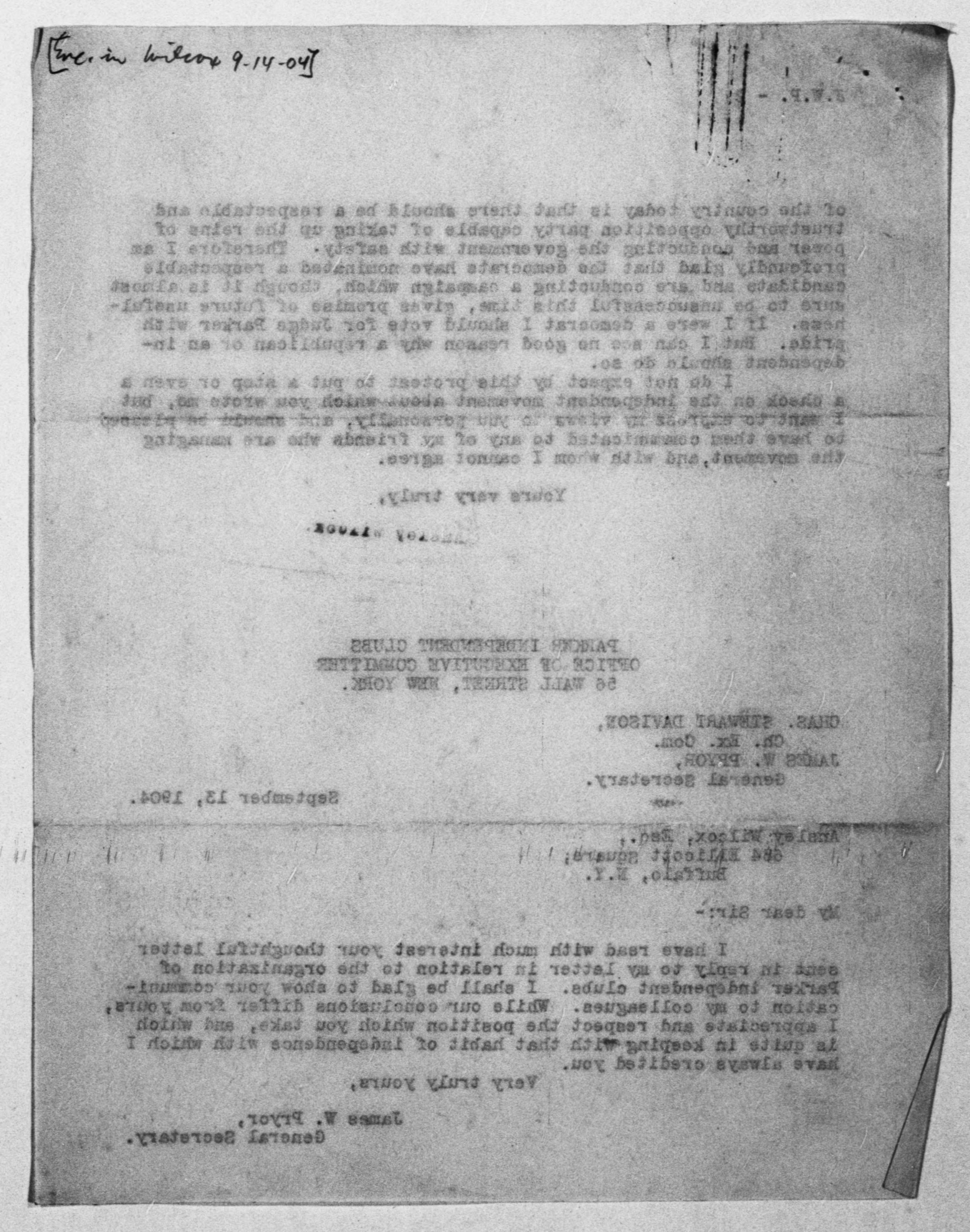 Scanned image of the current content page