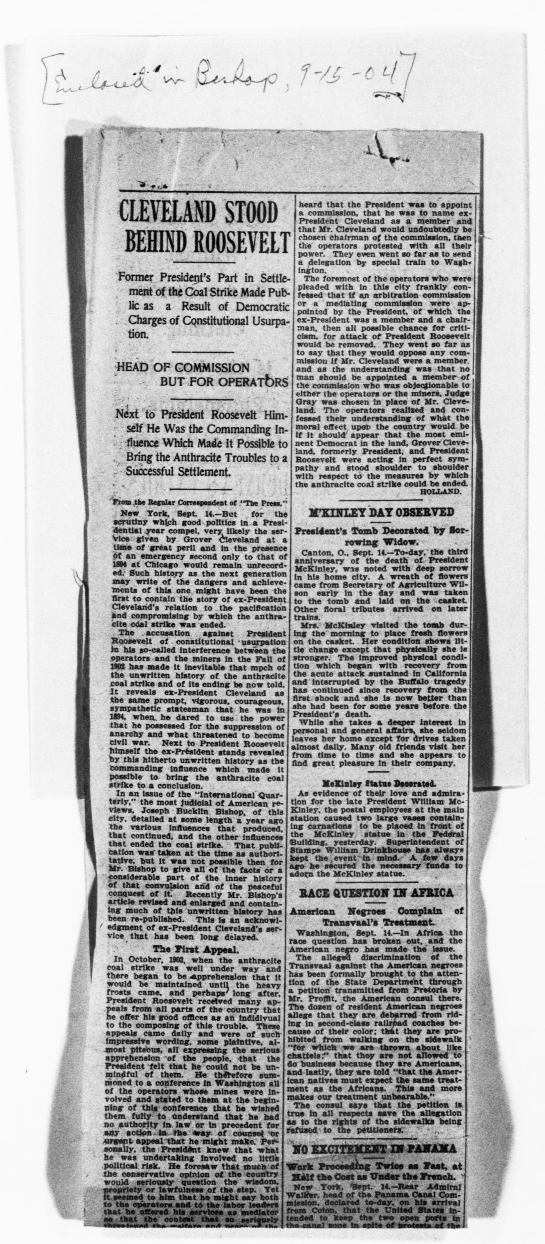 Scanned image of the current content page