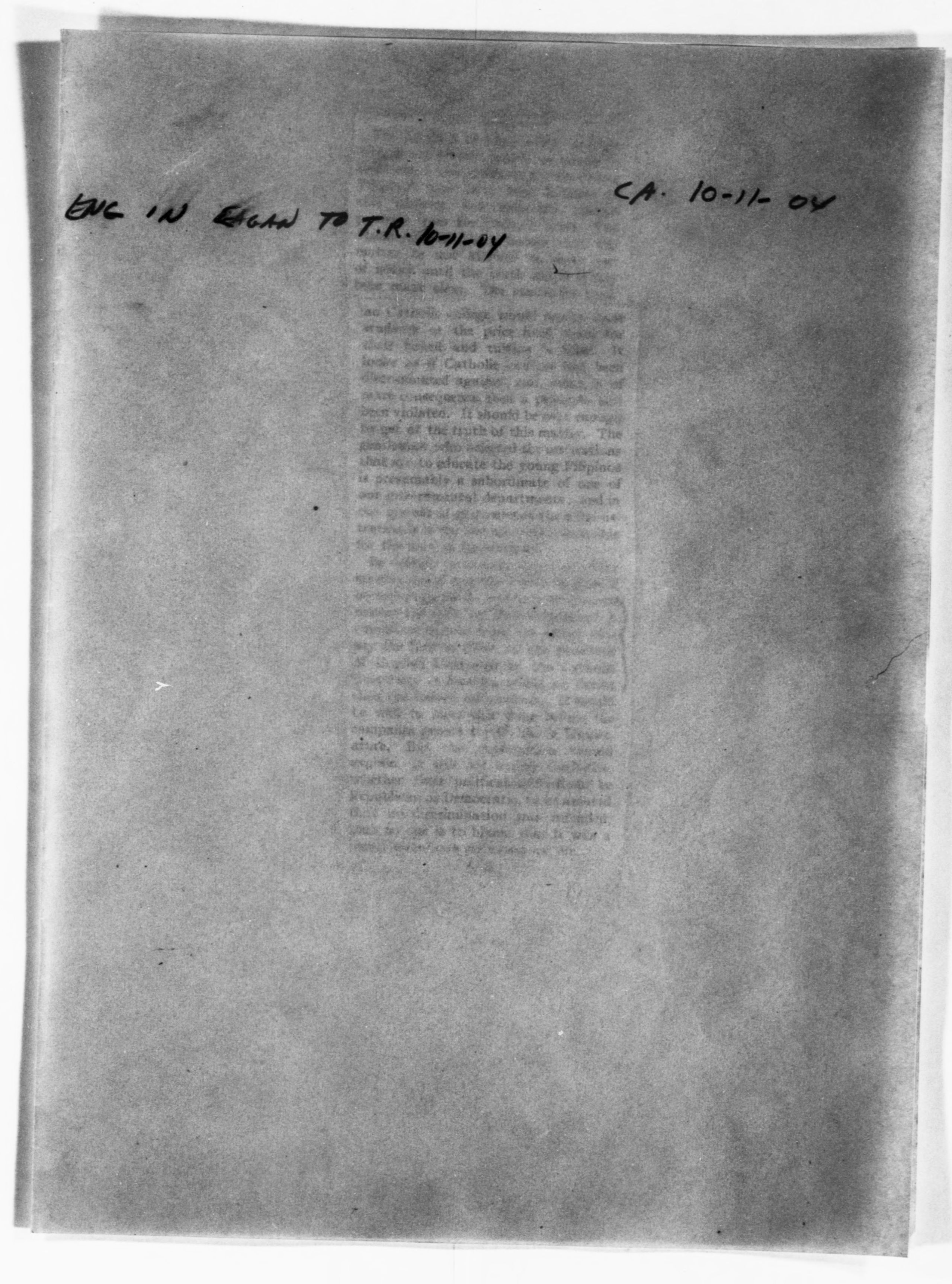 Scanned image of the current content page