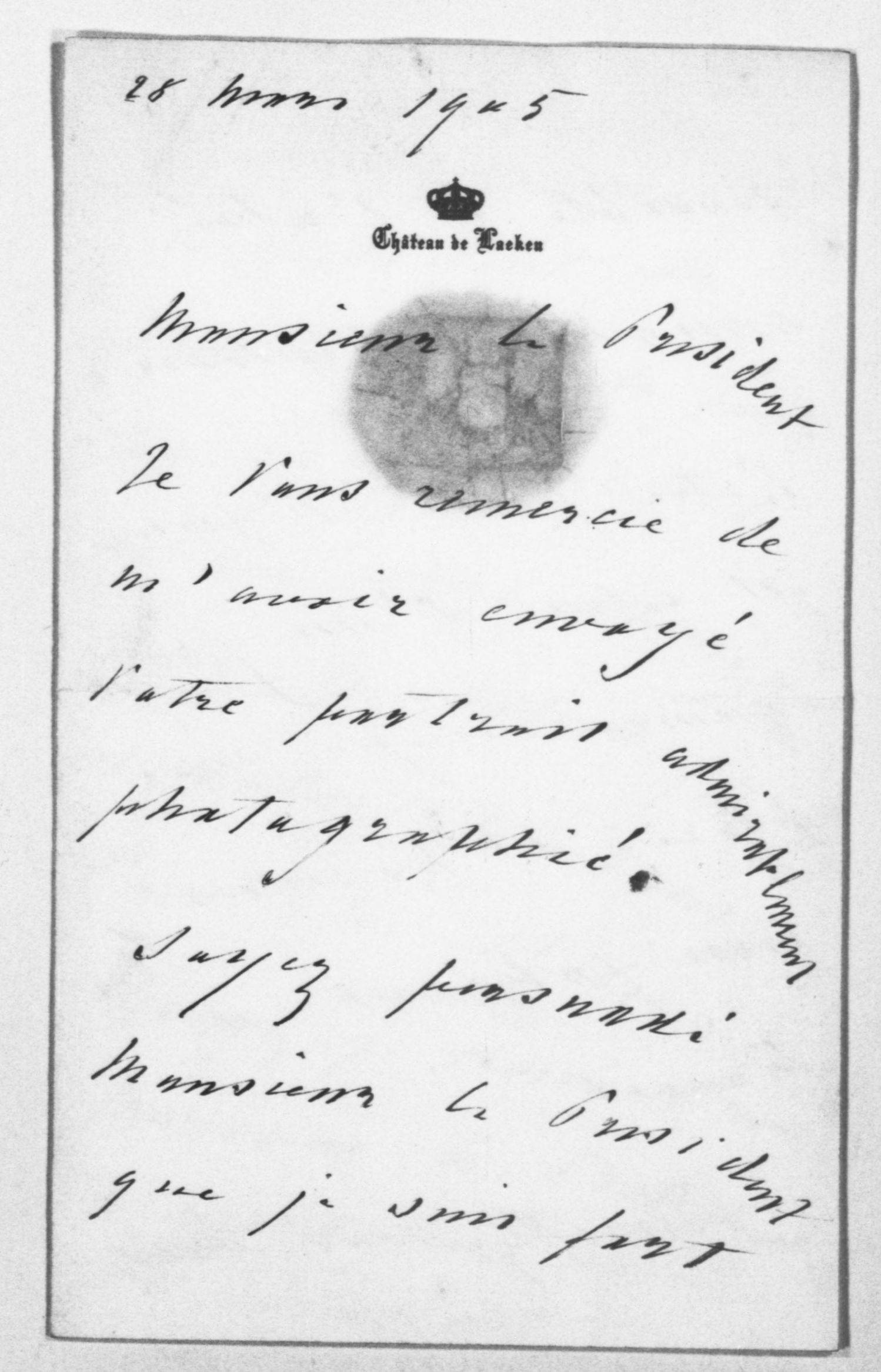 Scanned image of the current content page
