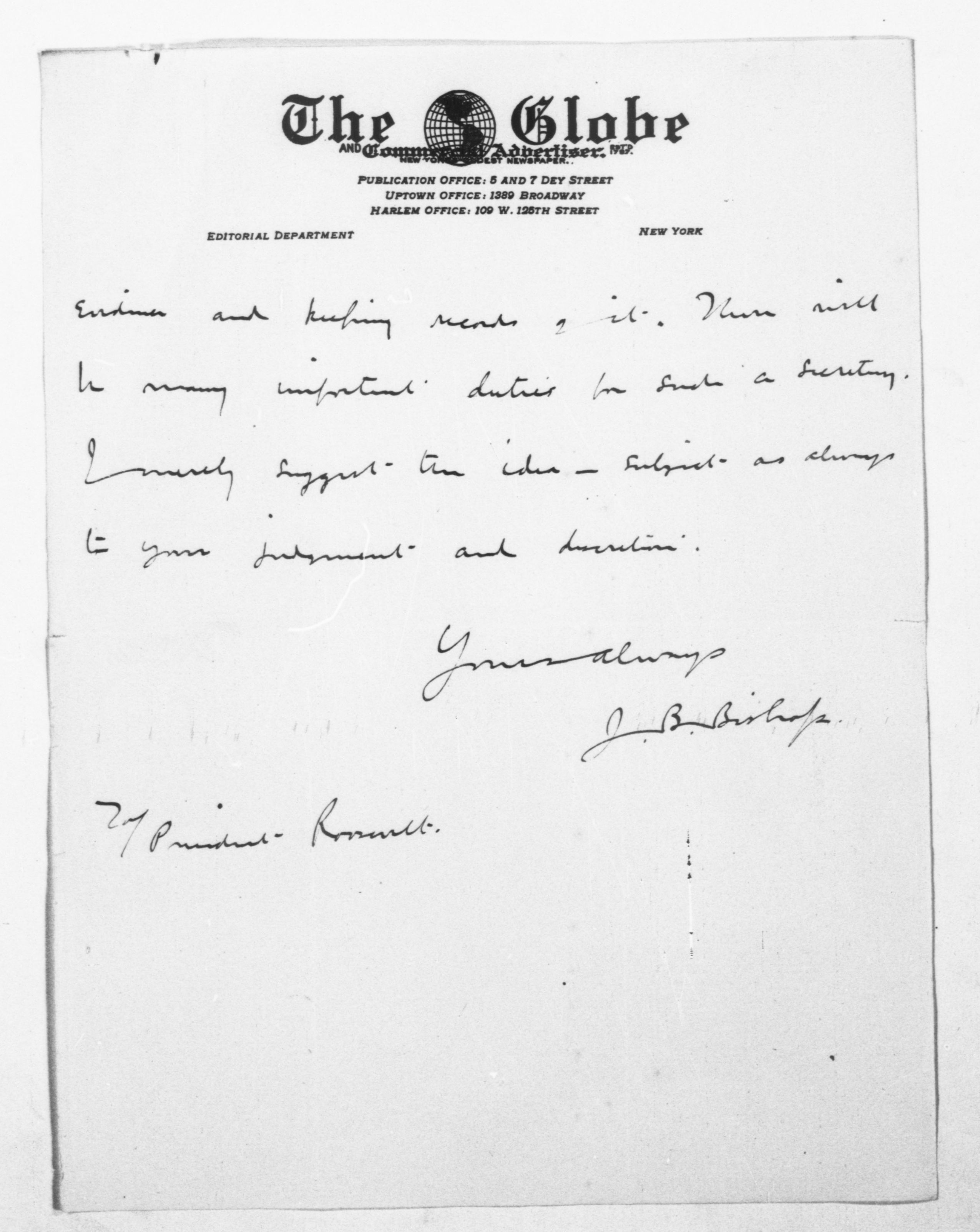 Scanned image of the current content page